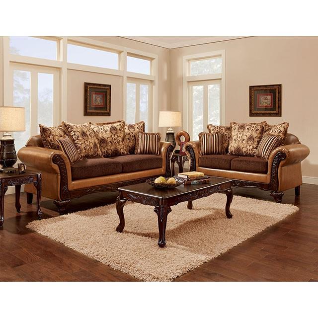  Furniture of America Isabella SM7506-LV Love Seat IMAGE 1