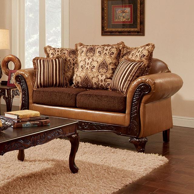  Furniture of America Isabella SM7506-LV Love Seat IMAGE 1