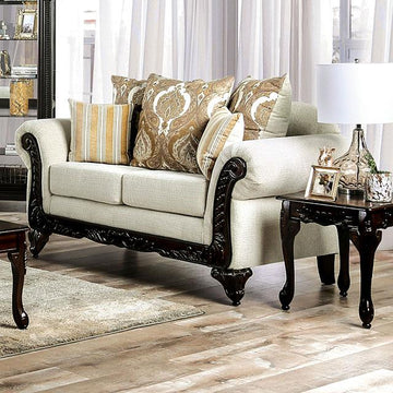 Furniture of America Delizia Stationary Fabric Loveseat SM7748-LV IMAGE 1