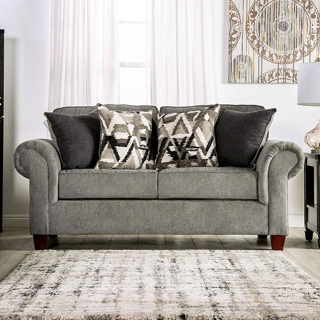  Furniture of America Delgada SM7750-LV Loveseat IMAGE 1