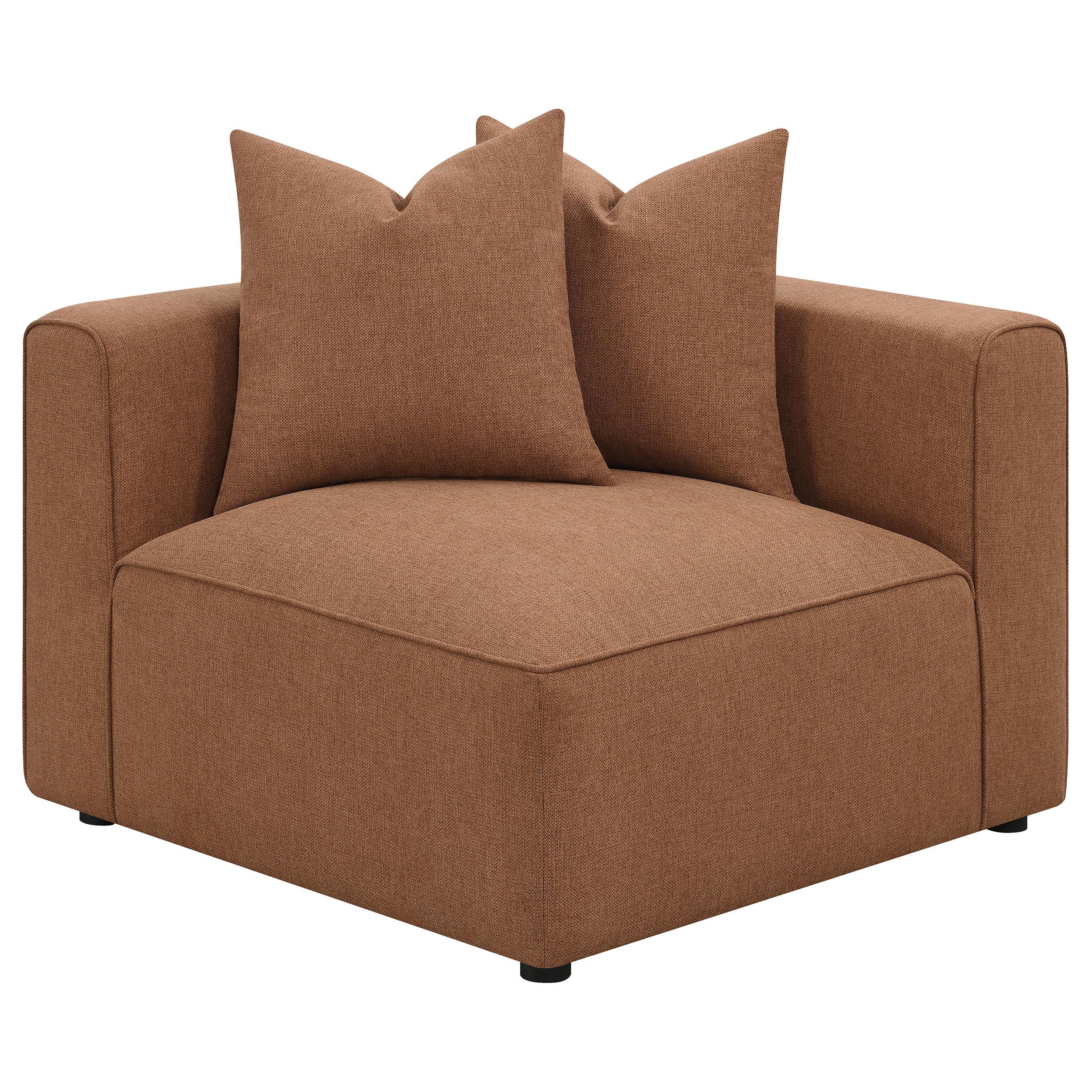  Coaster Furniture Jennifer 551591-SET 6 pc Tight Seat Modular Sectional - Terracotta IMAGE 11
