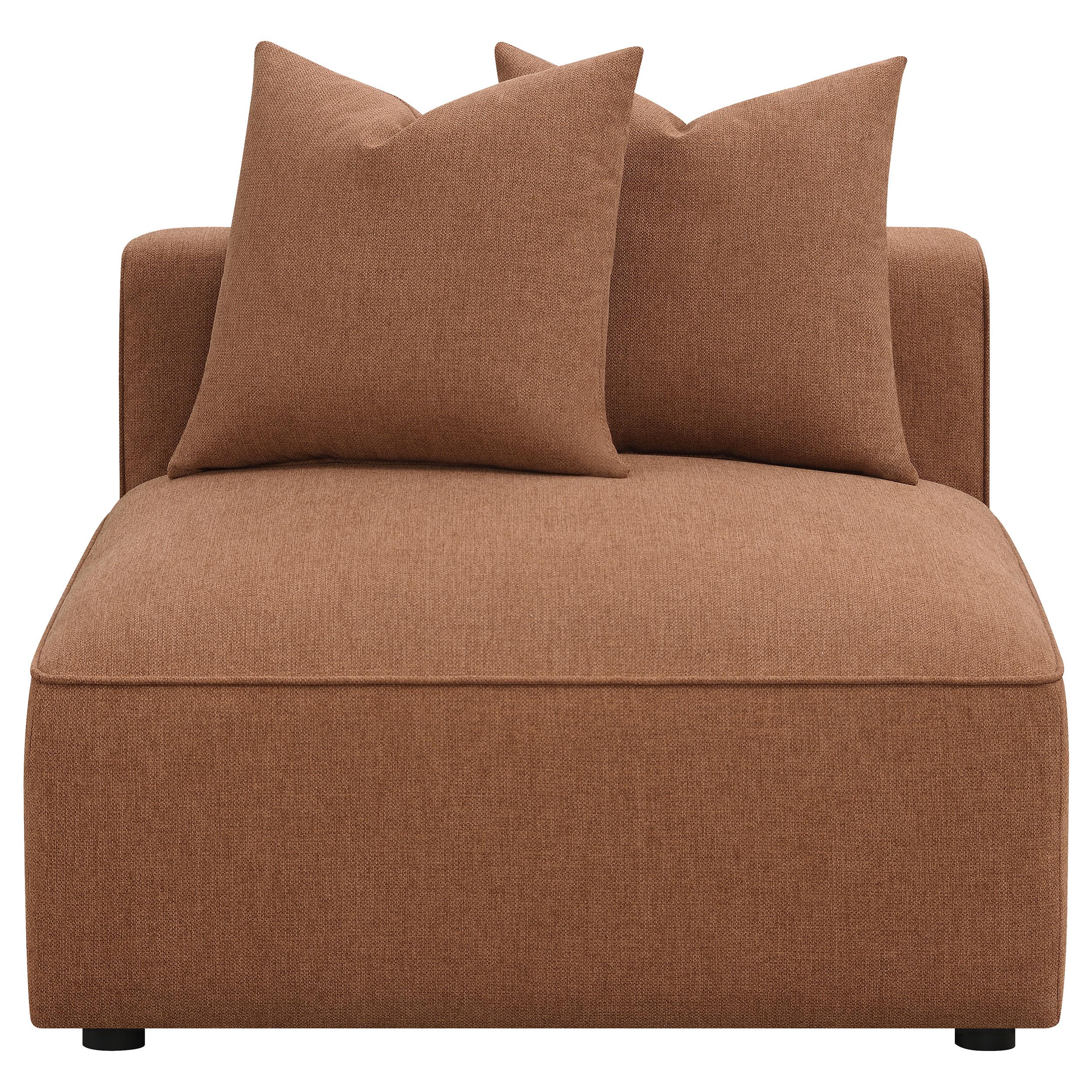  Coaster Furniture Jennifer 551591-SET 6 pc Tight Seat Modular Sectional - Terracotta IMAGE 8