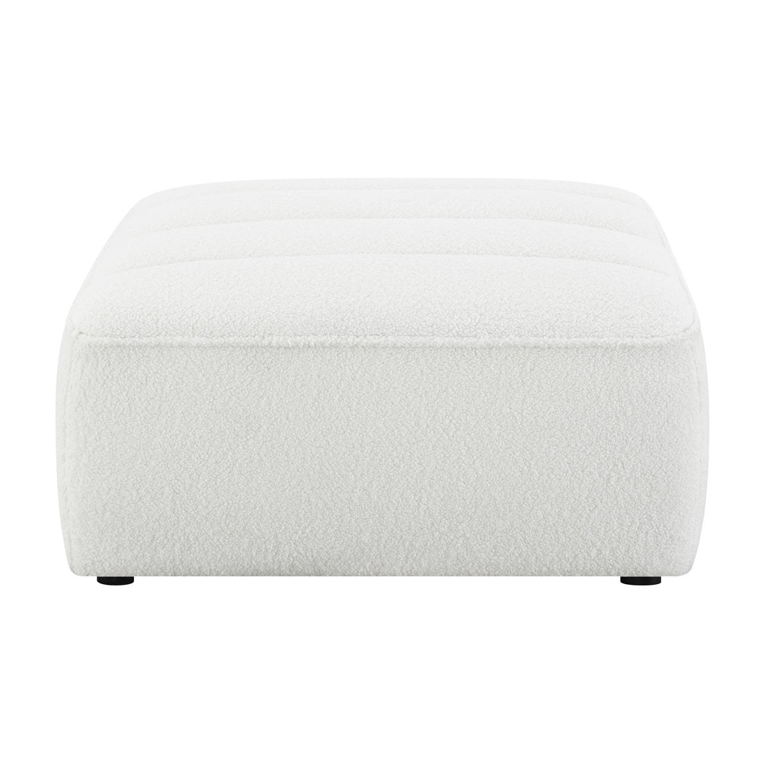  Coaster Furniture Sunny 551623 Square Upholstered Ottoman - Natural IMAGE 1