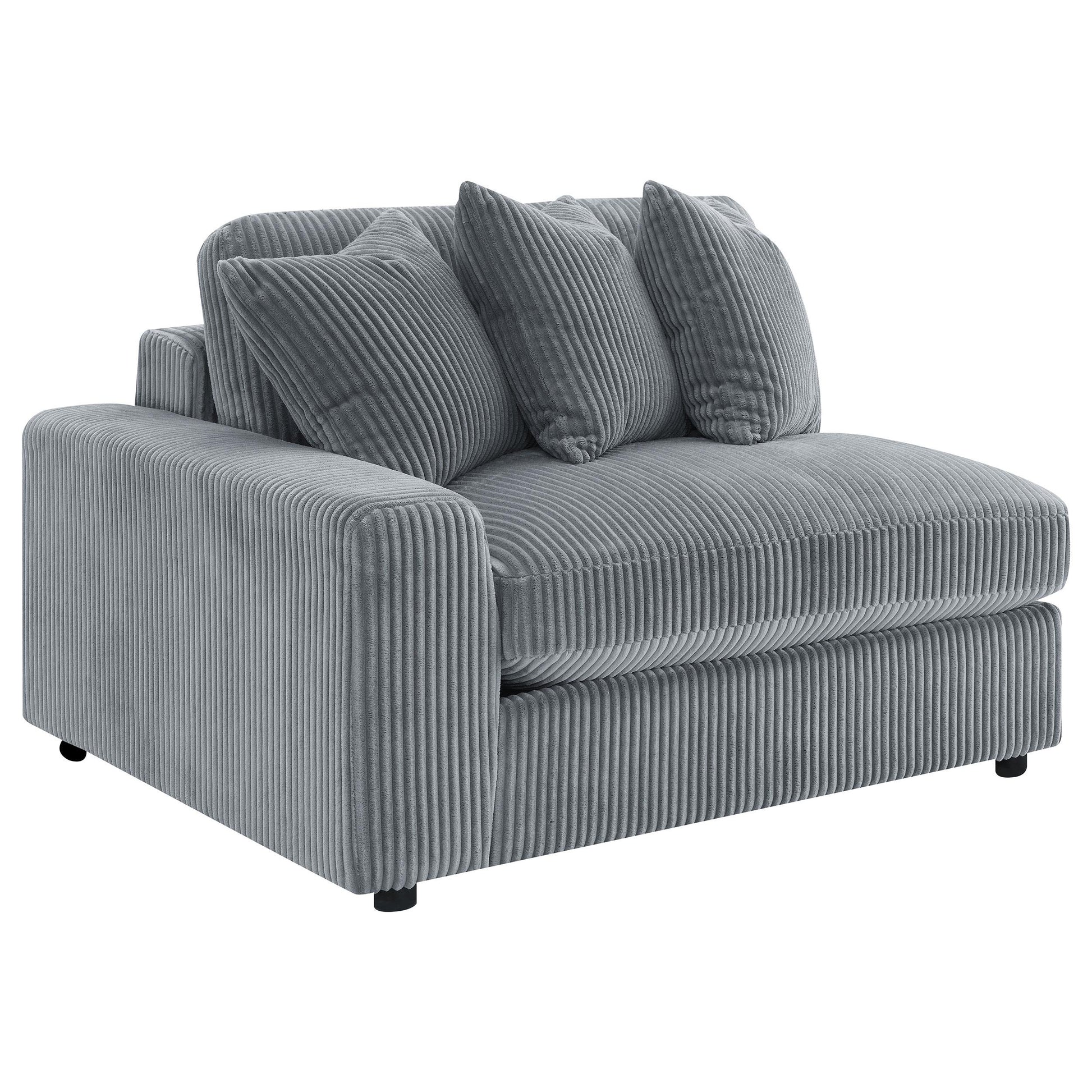  Coaster Furniture Blaine 509900 Upholstered Reversible Chaise Sectional Sofa - Fog IMAGE 14