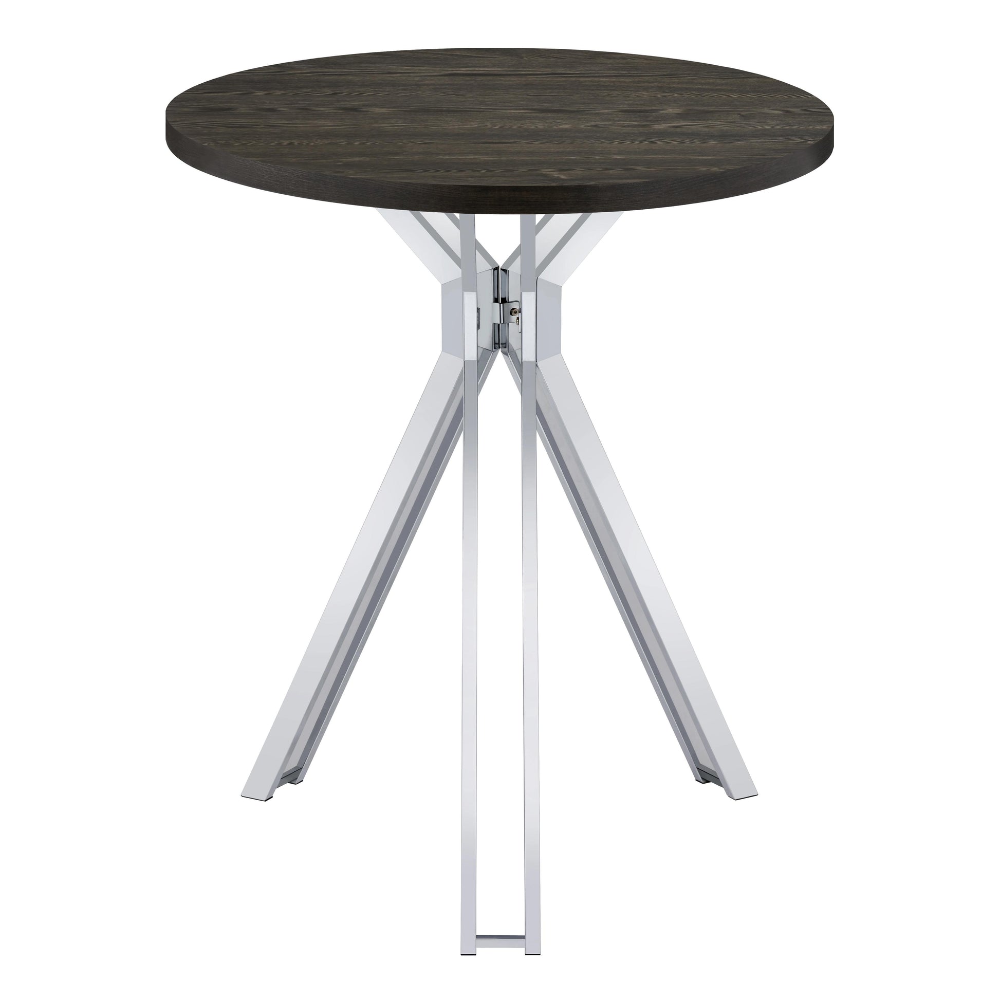  Coaster Furniture Edgerton 183131 Round 35-inch Pub Height Bistro Bar Table - Dark Oak IMAGE 4