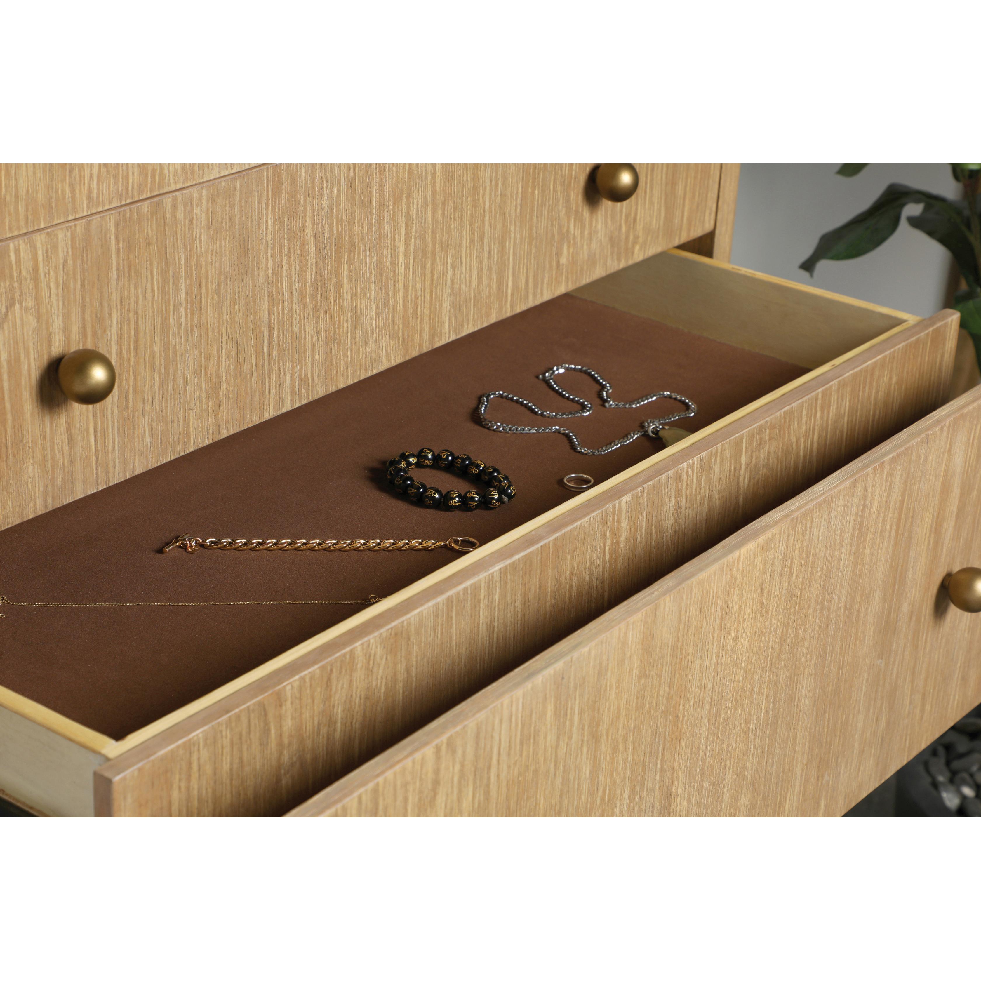  Coaster Furniture Arini 224305 5-Drawer Bedroom Chest - Sand Wash IMAGE 9