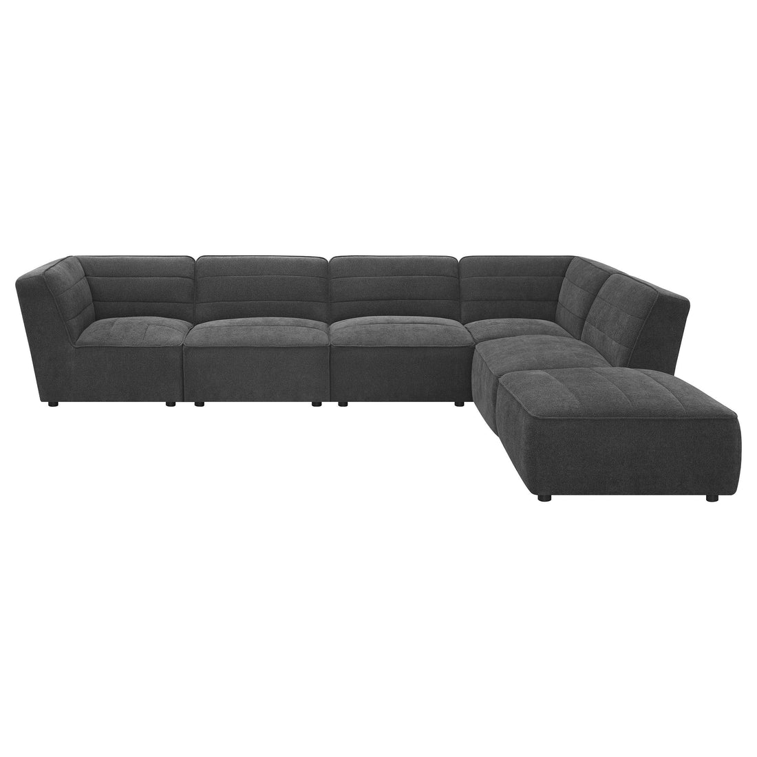  Coaster Furniture 552081-SET Sectional - Dark Charcoal IMAGE 1