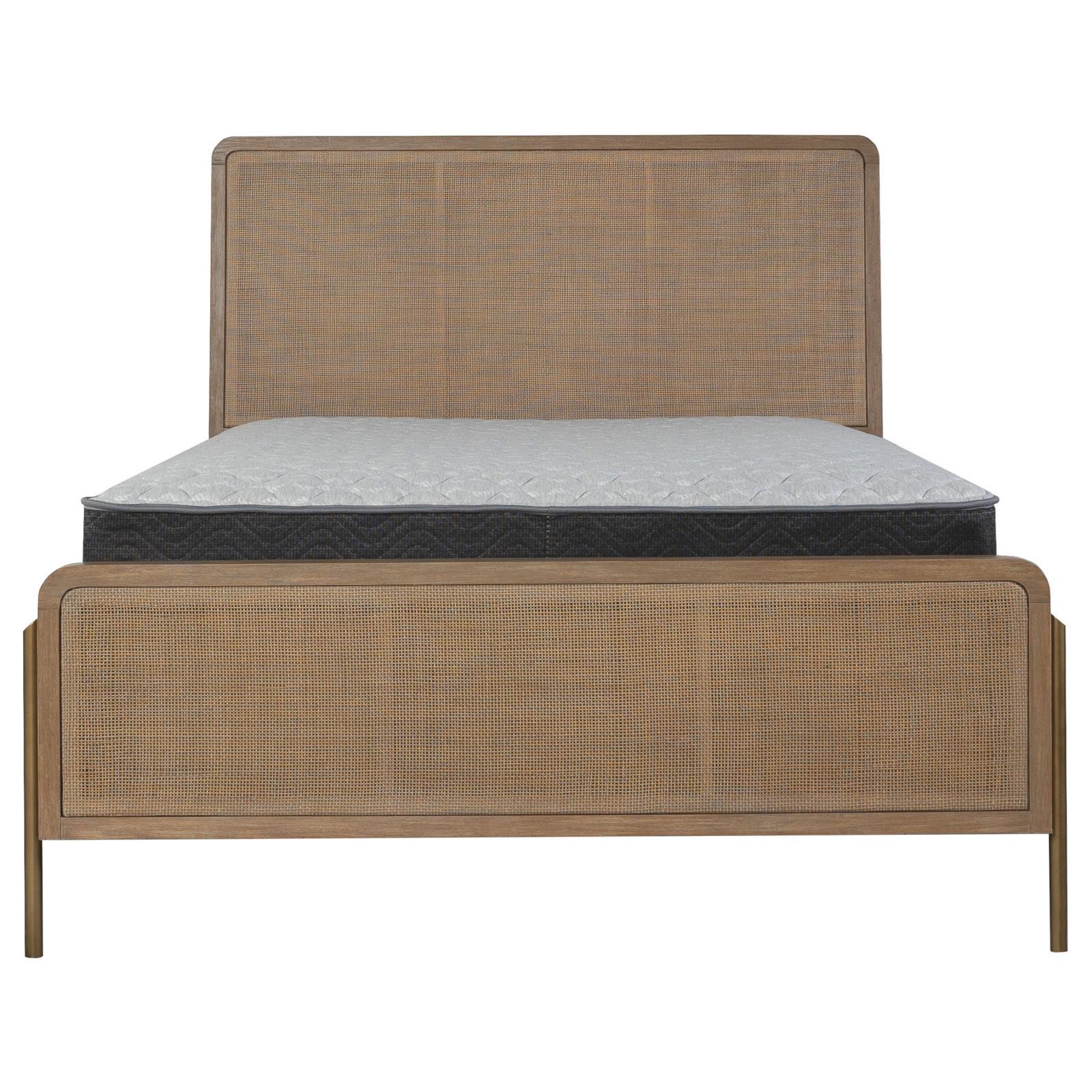  Size_Queen  -- Arini 224300Q Rattan Queen Panel Bed - Sand Wash and Natural Cane IMAGE 8