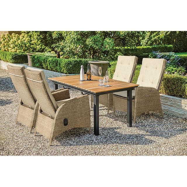  Furniture of America Mackay GM-2001 Patio Dining Table IMAGE 2