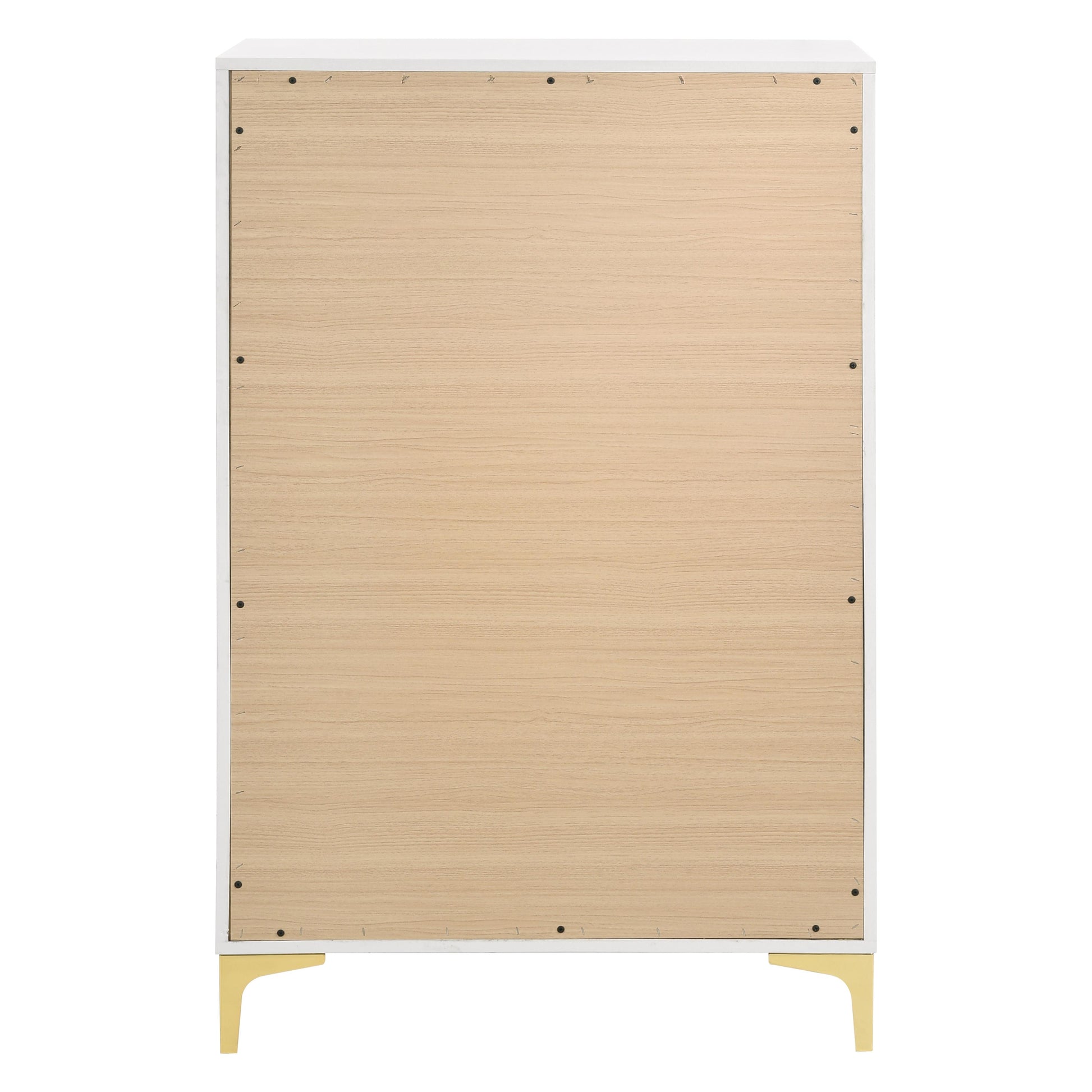  Coaster Furniture Kendall 224405 5-Drawer Bedroom Chest - White IMAGE 4