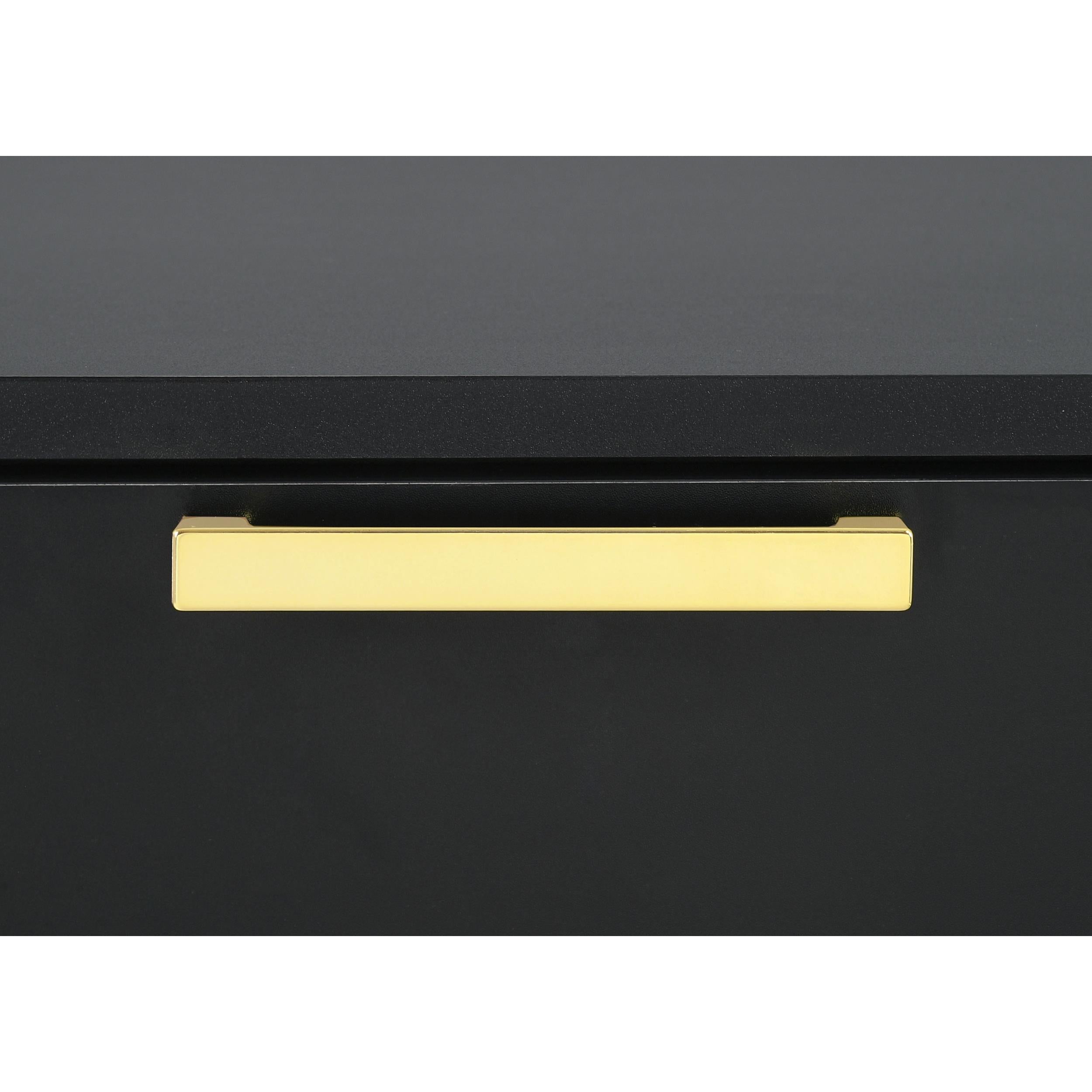  Coaster Furniture Kendall 224452 2-Drawer Nightstand - Black IMAGE 12
