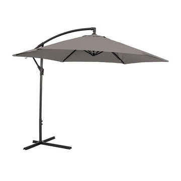  Furniture of America Glam GM-3003GR Cantilever Umbrella w/ LED IMAGE 1