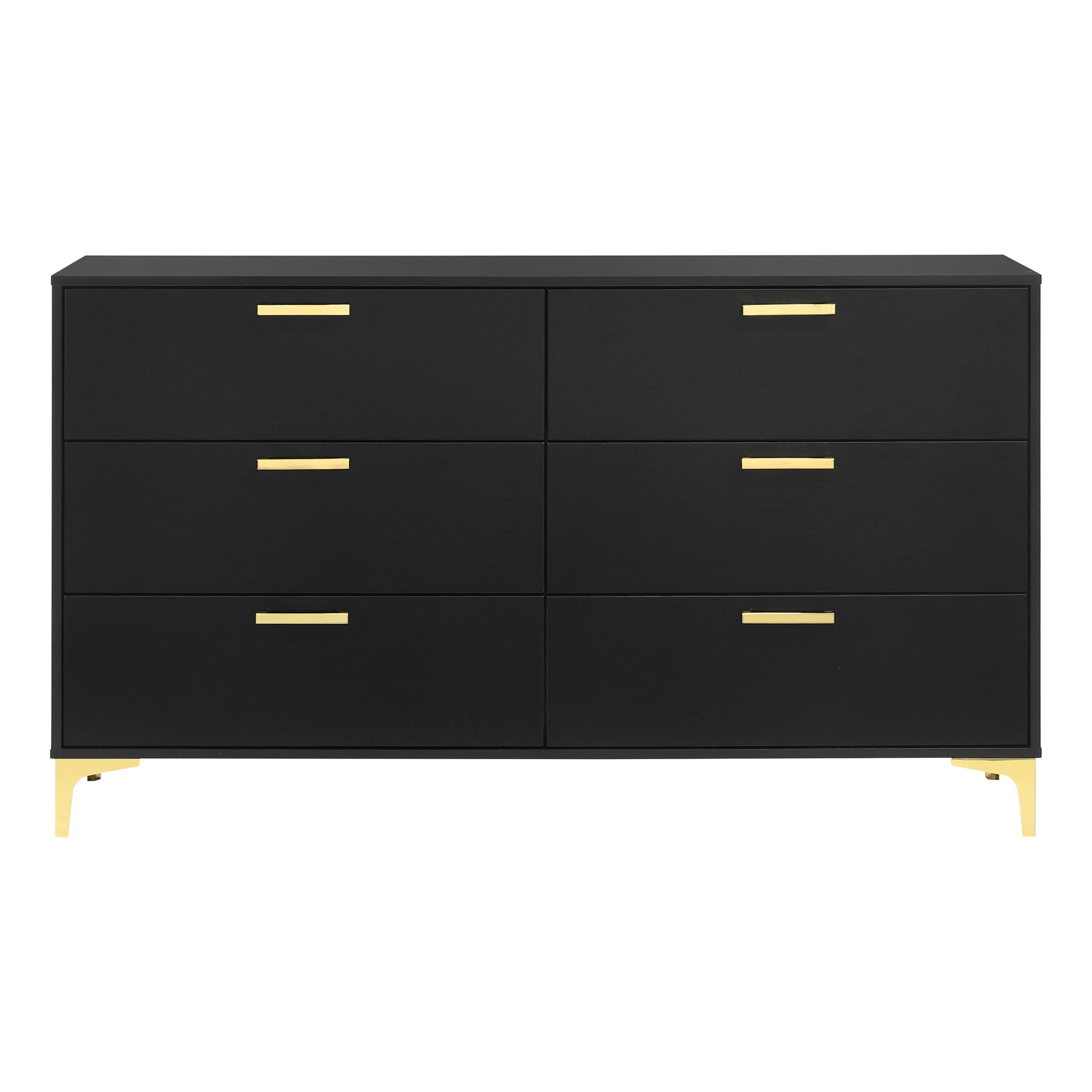  Coaster Furniture Kendall 224453 6-Drawer Dresser - Black IMAGE 3