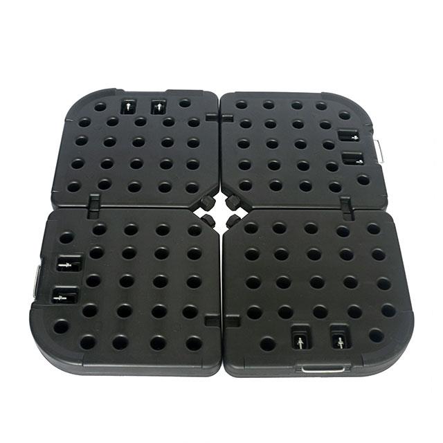  Furniture of America Tangram GM-3006 Umbrella Base w/ Handle IMAGE 3