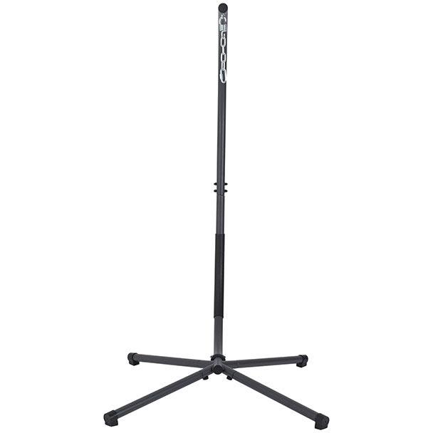  Furniture of America GM-1010LG Swing Chair with Stand - Light Grey IMAGE 4