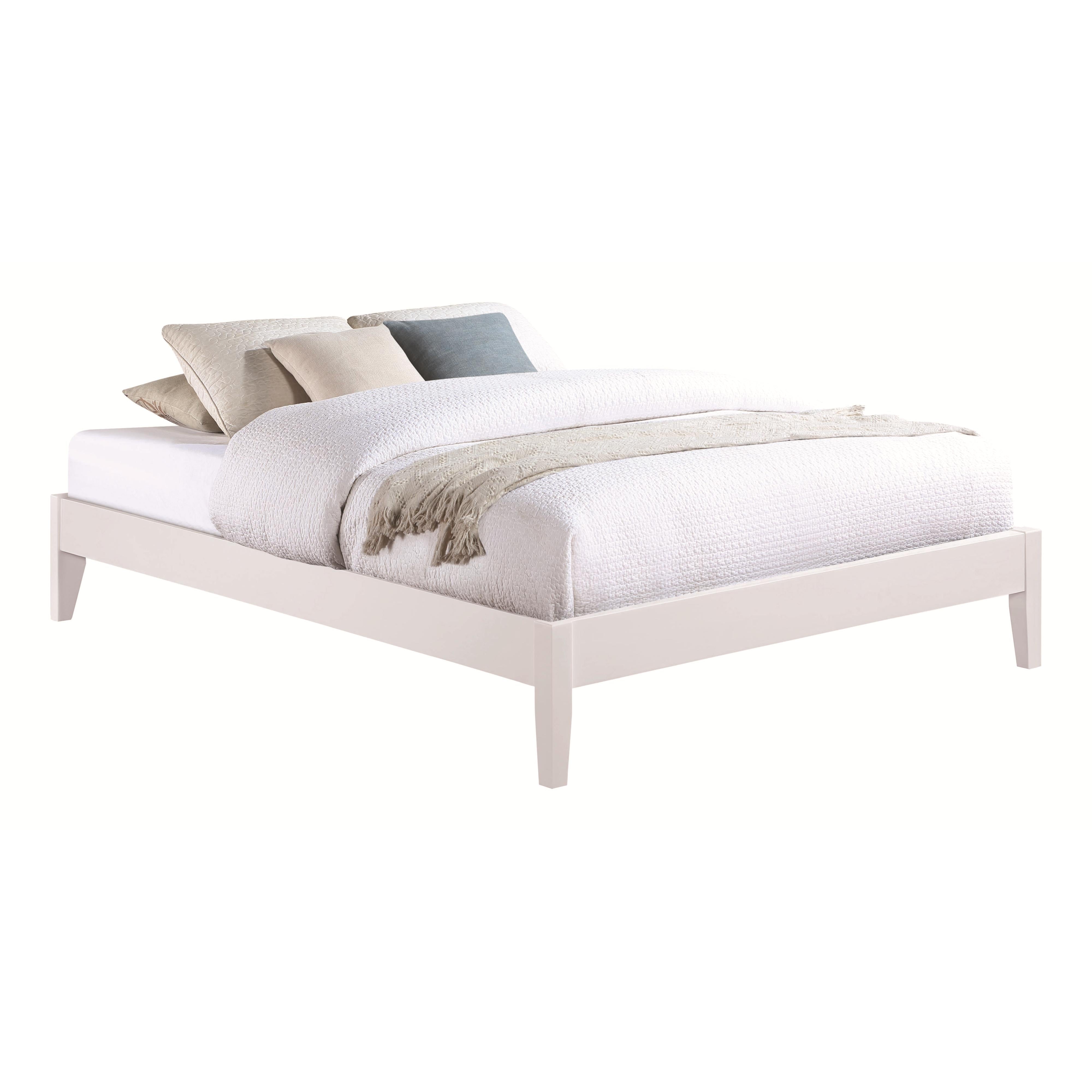  Size_Queen  -- Hounslow 306128Q Queen Universal Platform Bed - White IMAGE 1