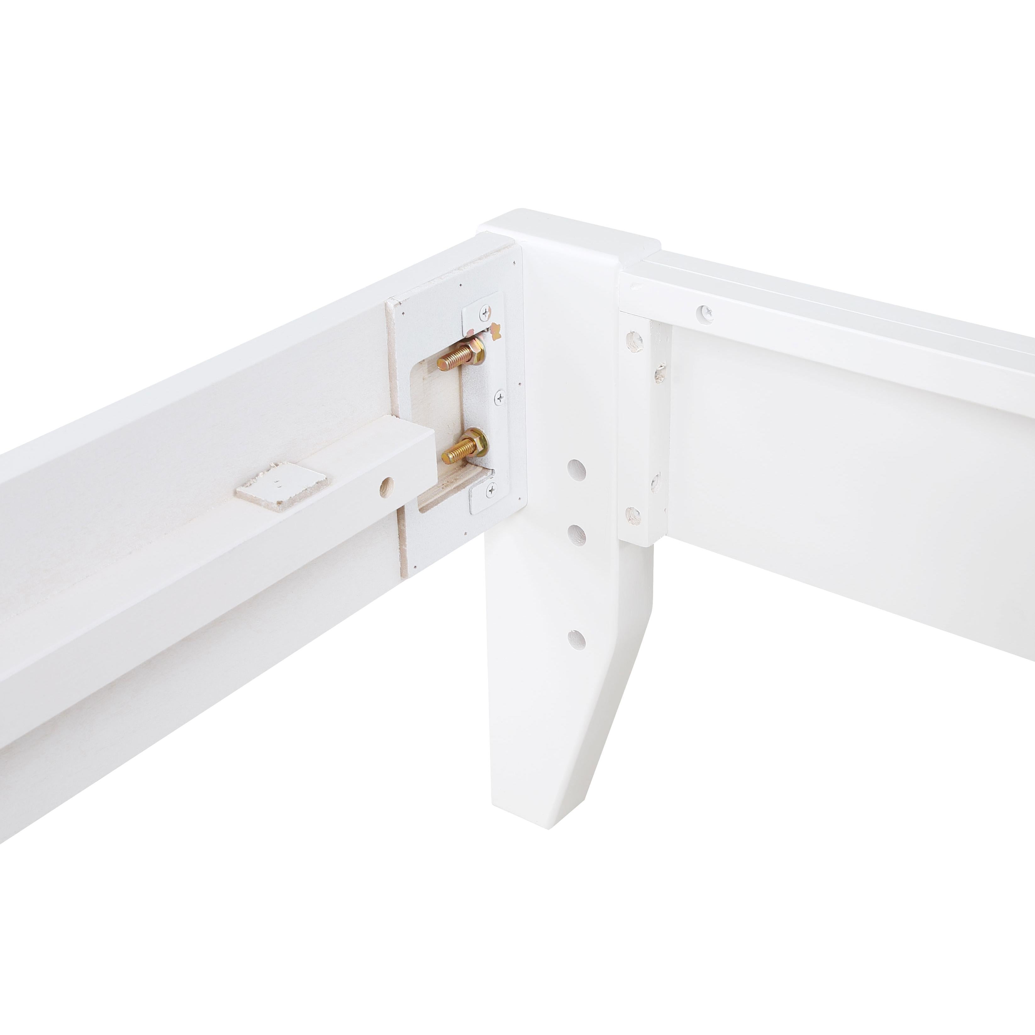  Size_Queen  -- Hounslow 306128Q Queen Universal Platform Bed - White IMAGE 7
