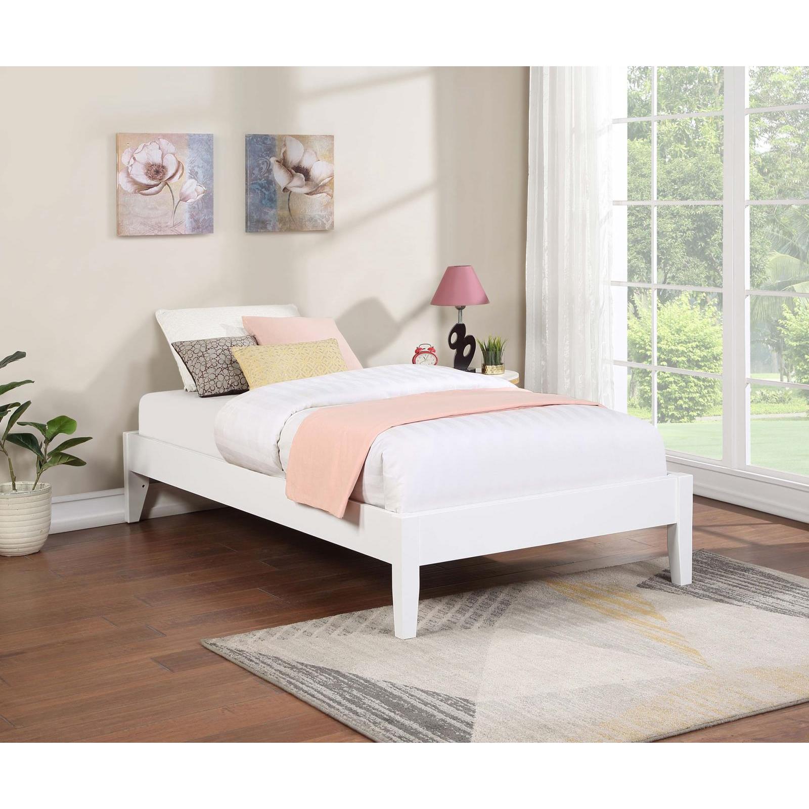  Size_Full  -- Hounslow 306128F Full Universal Platform Bed - White IMAGE 2