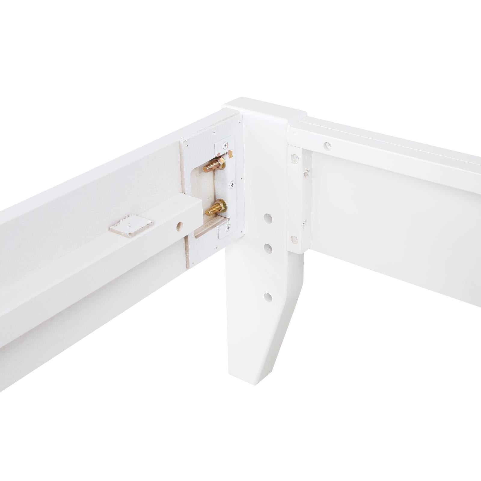  Size_Full  -- Hounslow 306128F Full Universal Platform Bed - White IMAGE 7