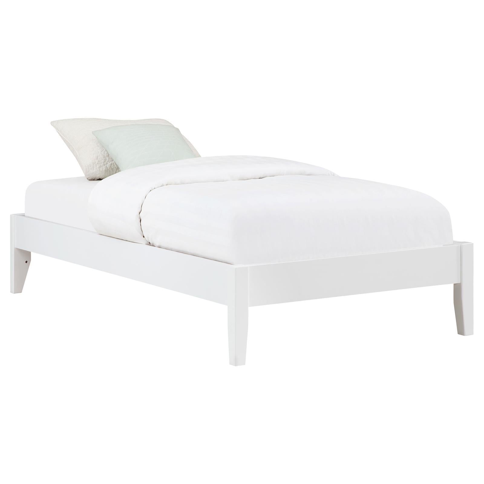  Size_Twin  -- Hounslow 306128T Twin Universal Platform Bed - White IMAGE 3
