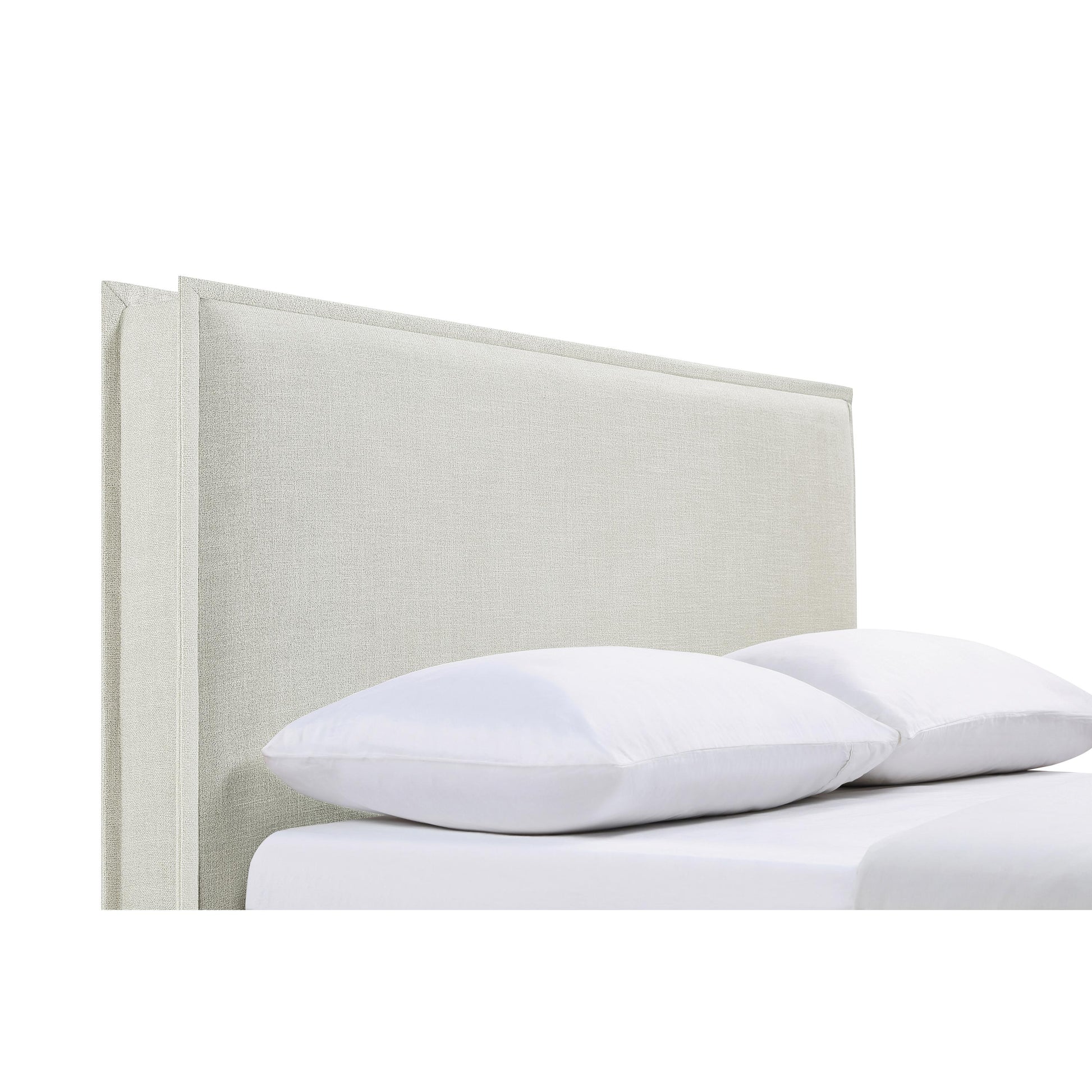  Coaster Furniture Izzy 315985K Upholstered King Panel Headboard - Sand IMAGE 1