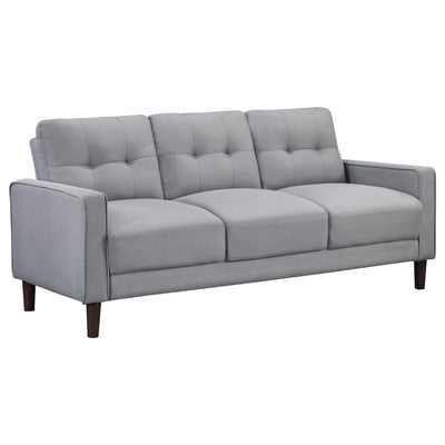  Coaster Furniture Bowen 506781 Upholstered Track Arm Tufted Sofa - Grey IMAGE 1