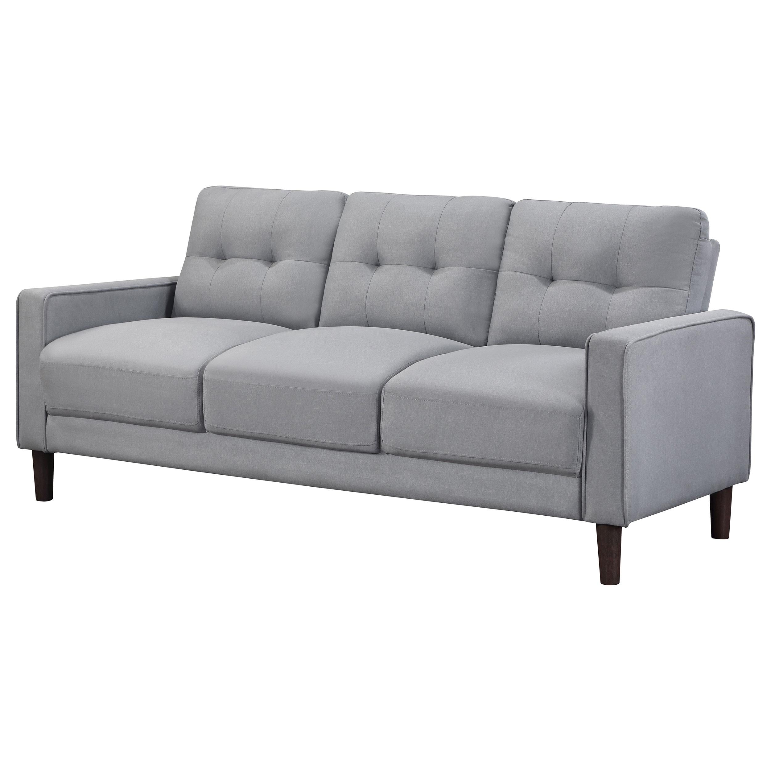  Coaster Furniture Bowen 506781 Upholstered Track Arm Tufted Sofa - Grey IMAGE 3