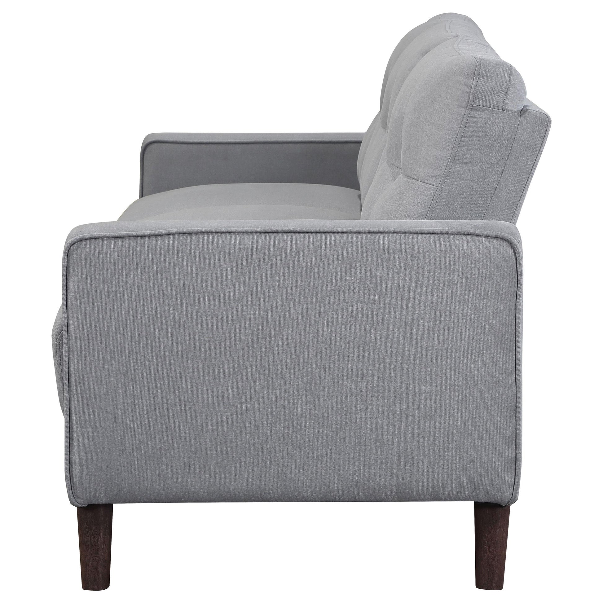  Coaster Furniture Bowen 506781 Upholstered Track Arm Tufted Sofa - Grey IMAGE 4