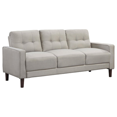  Coaster Furniture Bowen 506785 Upholstered Track Arm Tufted Sofa - Beige IMAGE 1