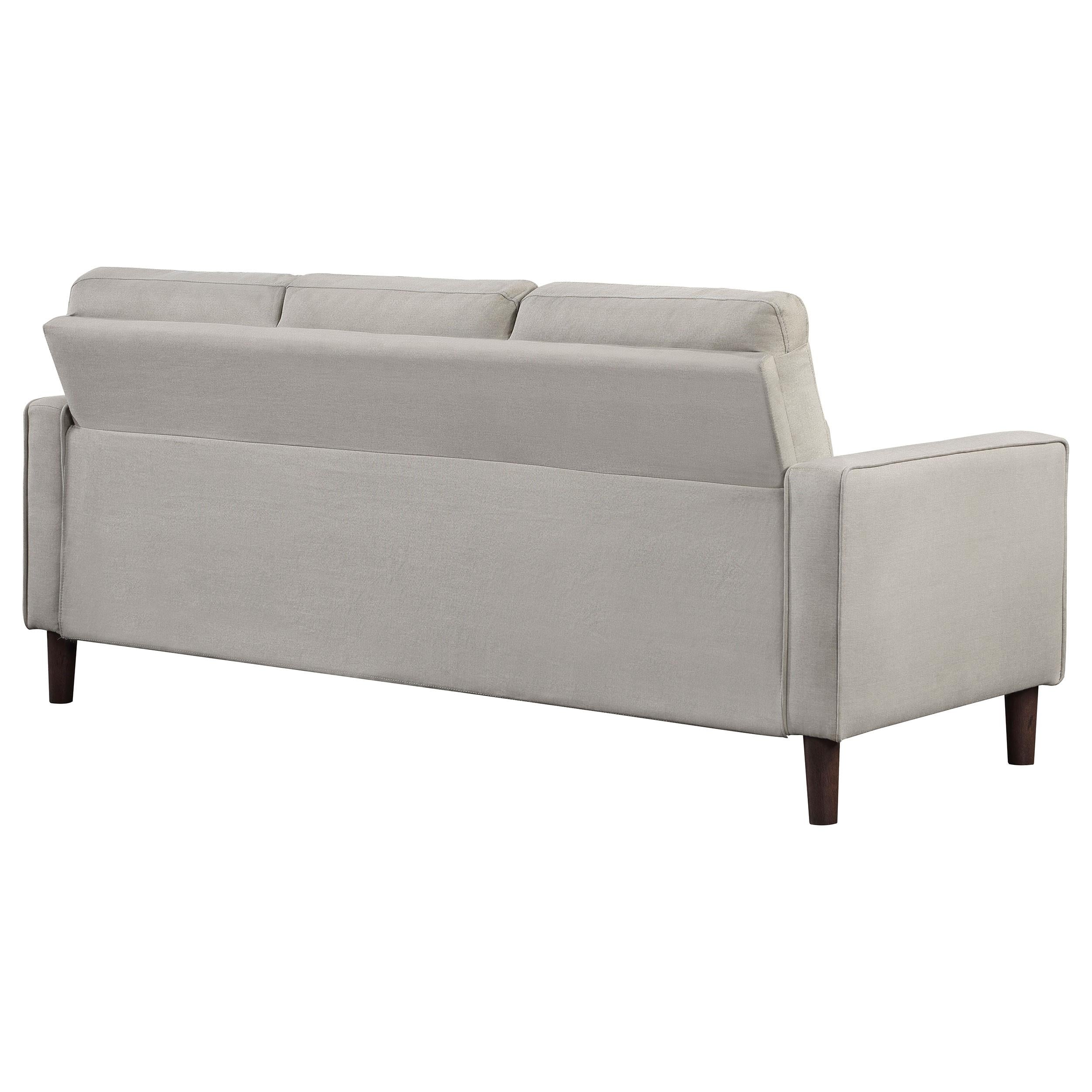  Coaster Furniture Bowen 506785 Upholstered Track Arm Tufted Sofa - Beige IMAGE 6