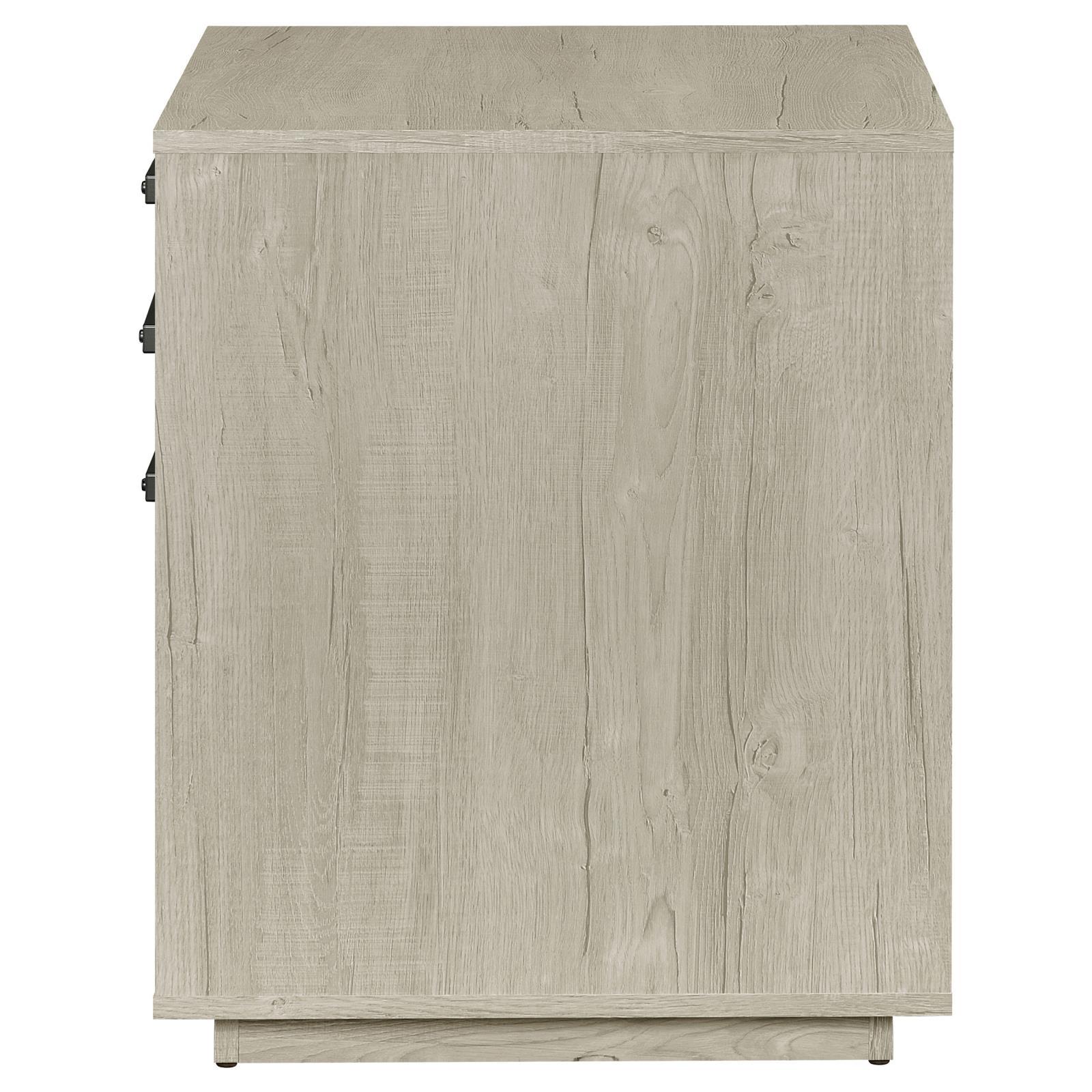  Coaster Furniture Loomis 805882 3-Drawer Home Office File Cabinet - Whitewashed Grey IMAGE 7