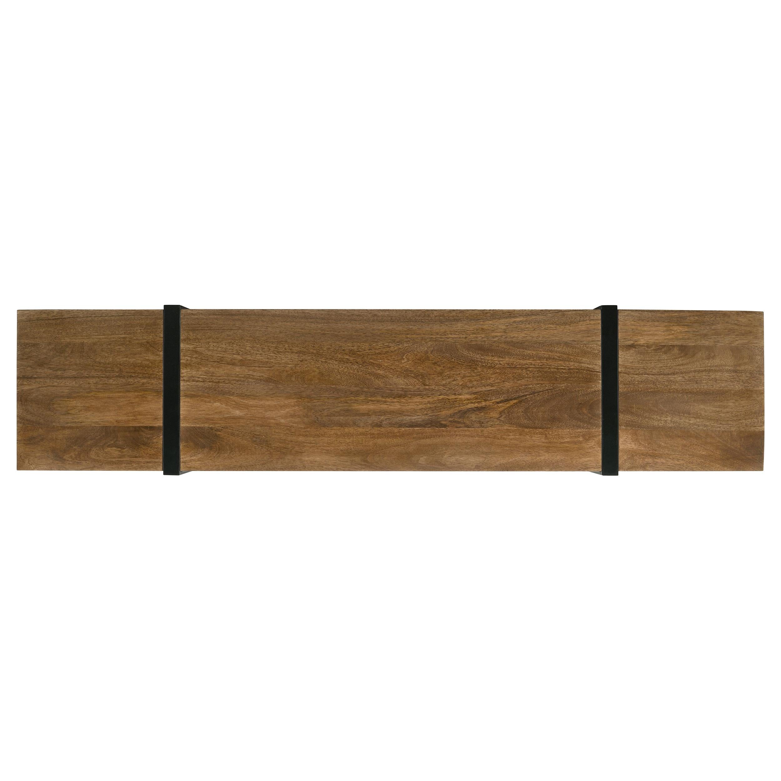  Coaster Furniture Otto 703243 5-Drawer Mango Wood 70" TV Stand Media Console - Brown IMAGE 11