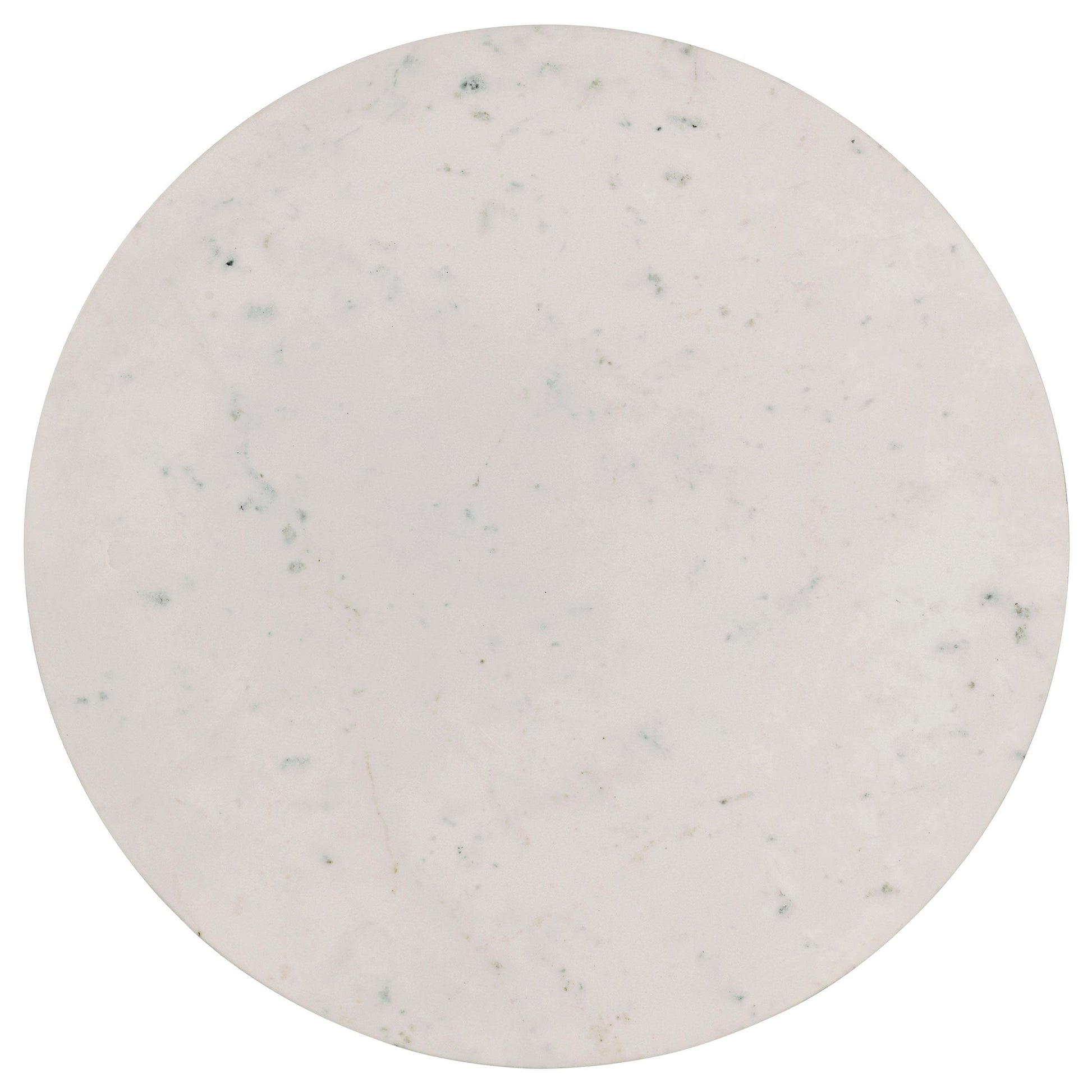  Coaster Furniture Aldis 703718 Round Marble Top Coffee Table - White and Natural IMAGE 5