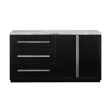 Steve Silver Furniture Camila Gray Marble Top Server IMAGE 1
