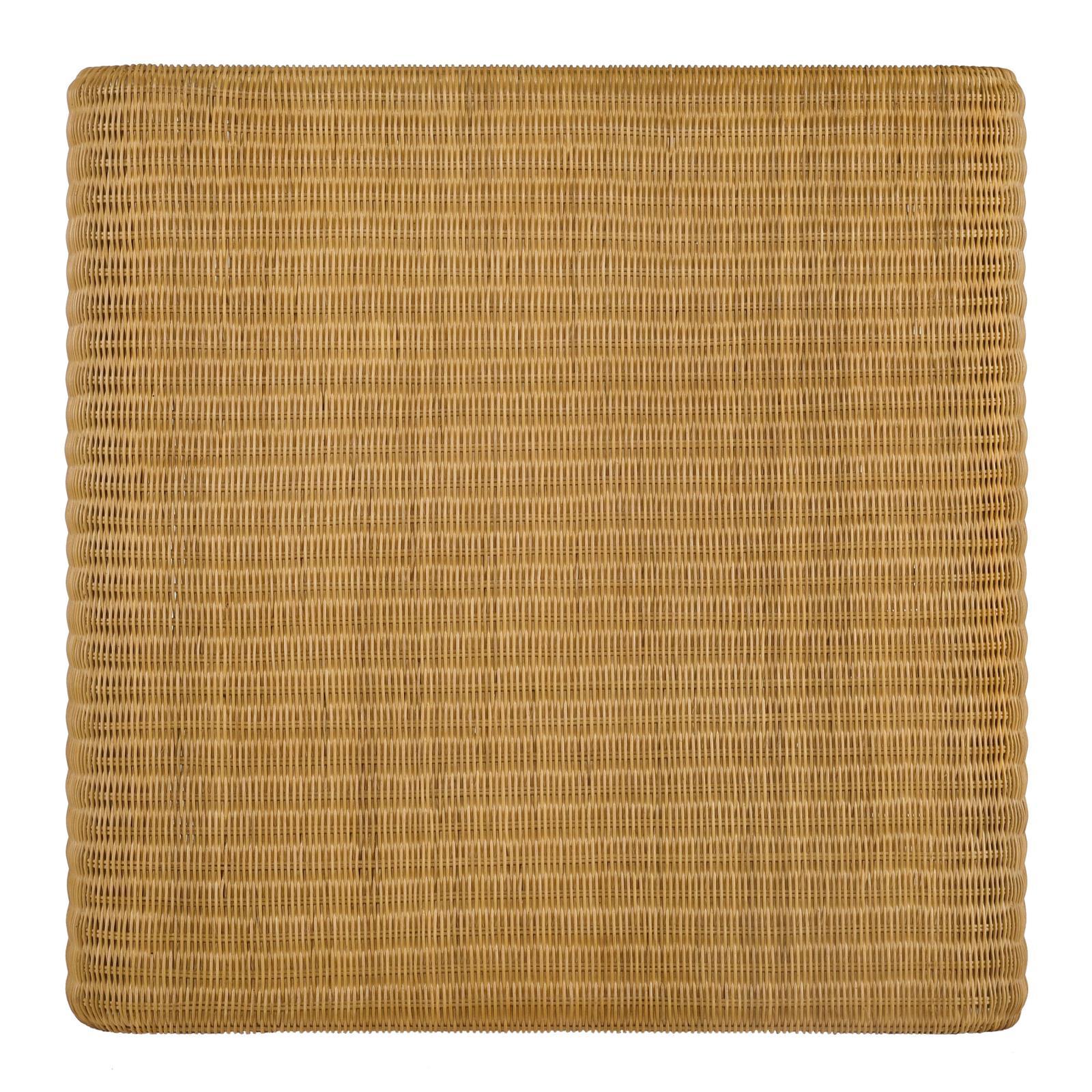  Coaster Furniture Juanita 709818 Square Woven Rattan Coffee Table - Natural IMAGE 5