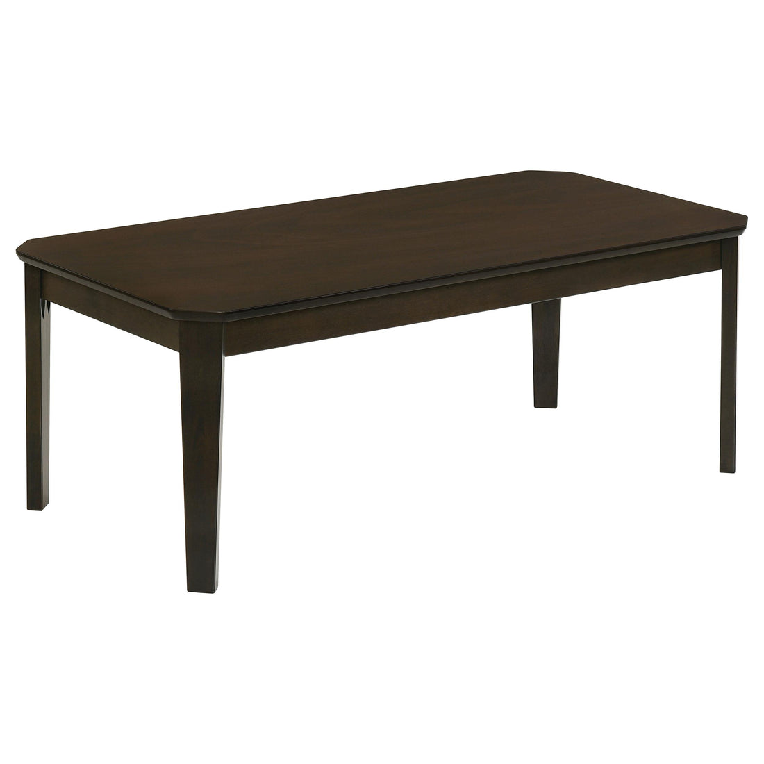  Coaster Furniture Amaro 736184 3-piece Coffee and End Table Set - Dark Brown IMAGE 1