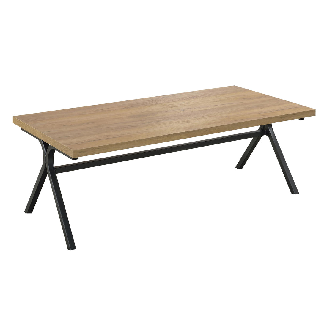  Coaster Furniture Colmar 753424 3-piece Engineered Wood Coffee Table Set - Golden Oak IMAGE 1