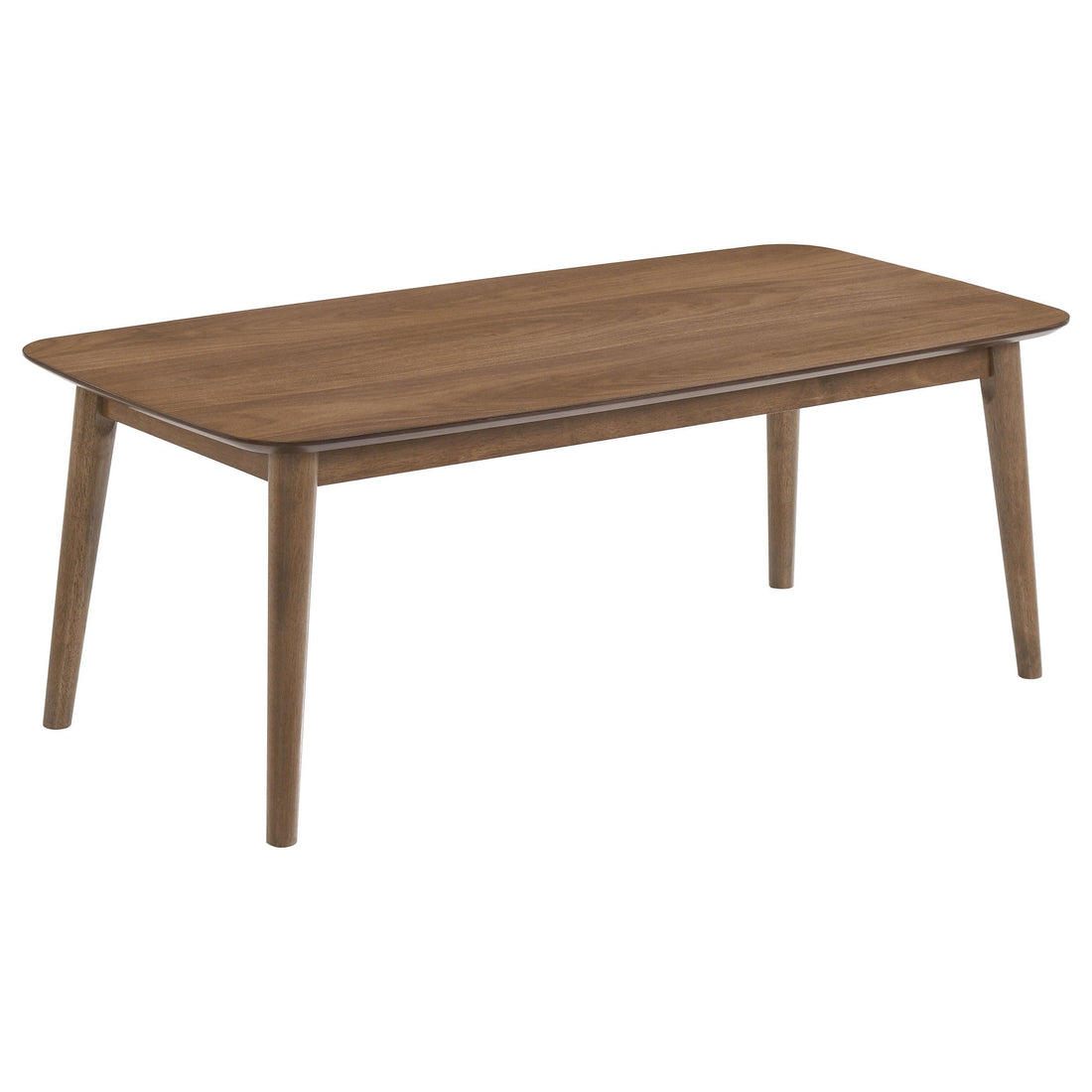  Coaster Furniture Radley 753524 3-piece Rectangular Coffee Table Set - Natural Walnut IMAGE 1