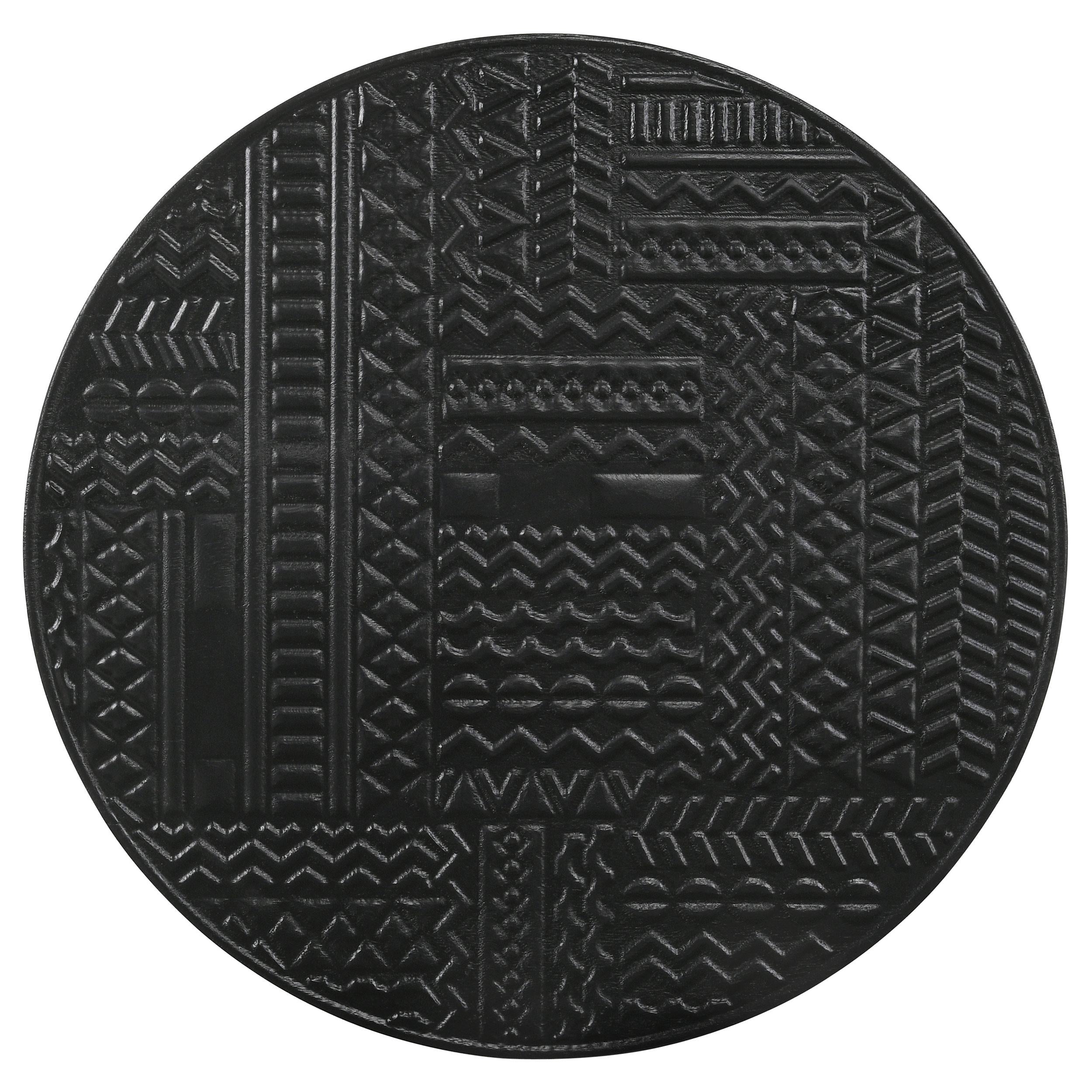  Coaster Furniture Loannis 935842 2-piece Round Mango Wood Nesting Table - Matte Black IMAGE 8