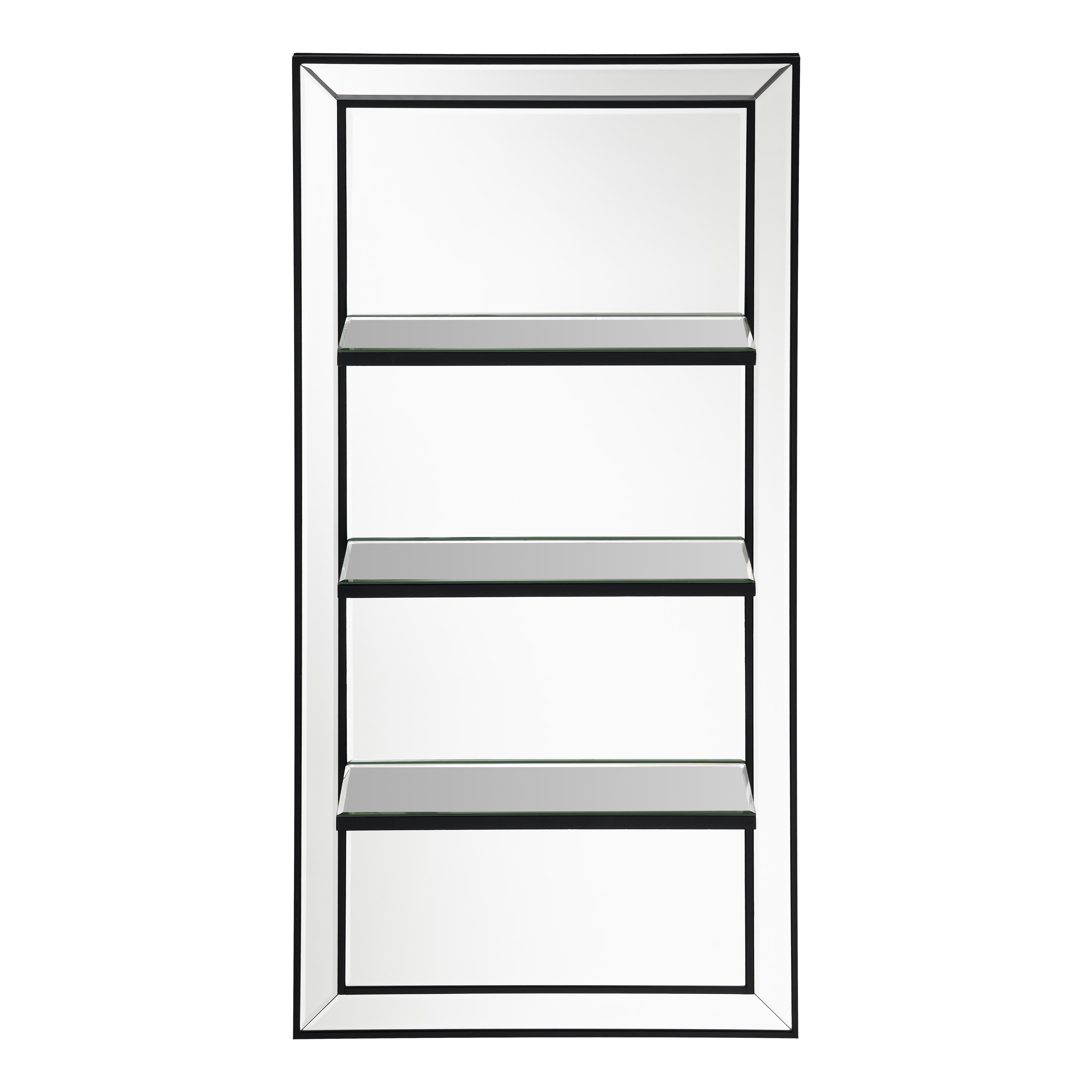  Coaster Furniture Oriel 961631 24 x 47 Inch Rectangular 3-Shelf Wall Mirror - Silver IMAGE 3