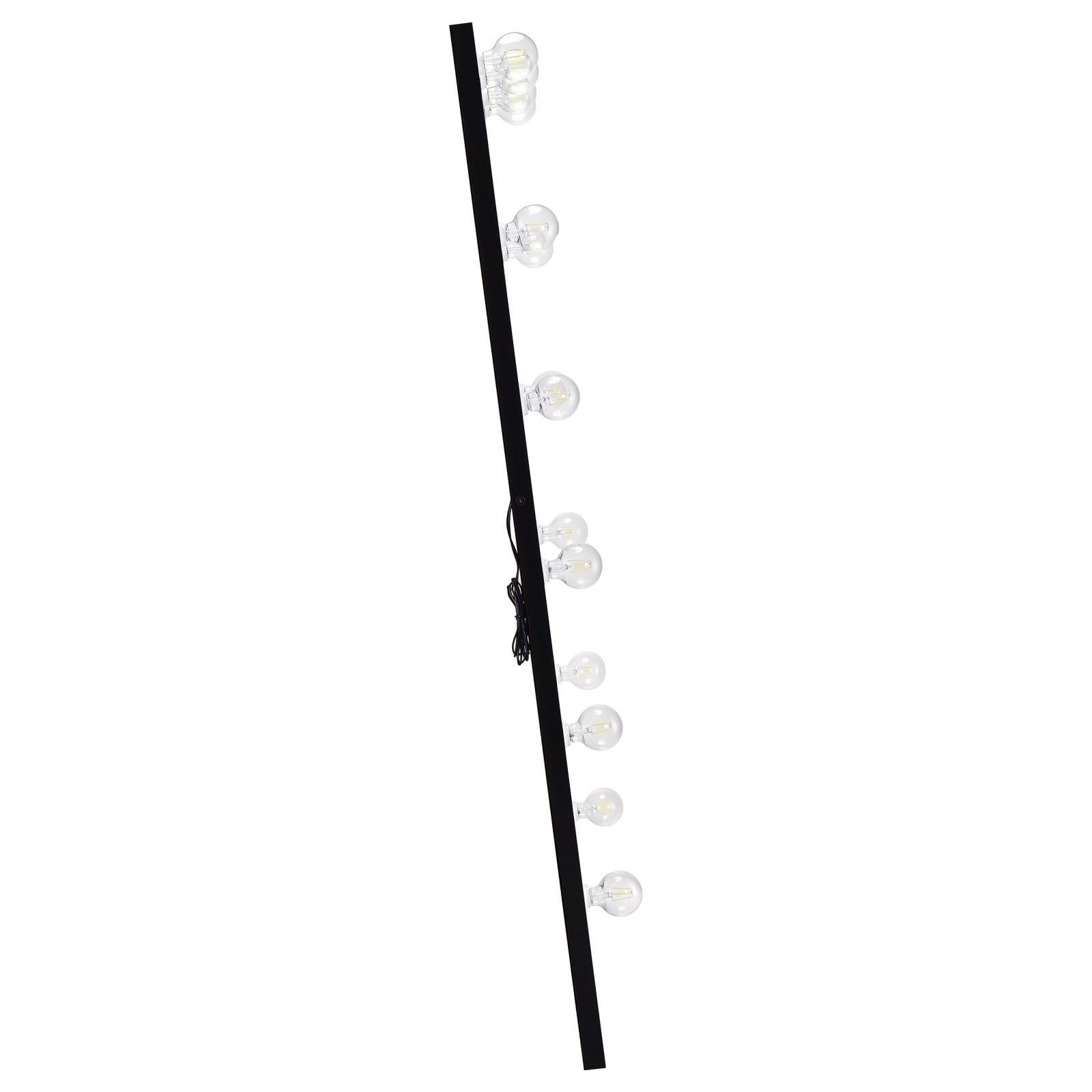  Coaster Furniture Zayan 969557 32 x 71 Inch Floor Mirror LED Lighting - Black Gloss IMAGE 10