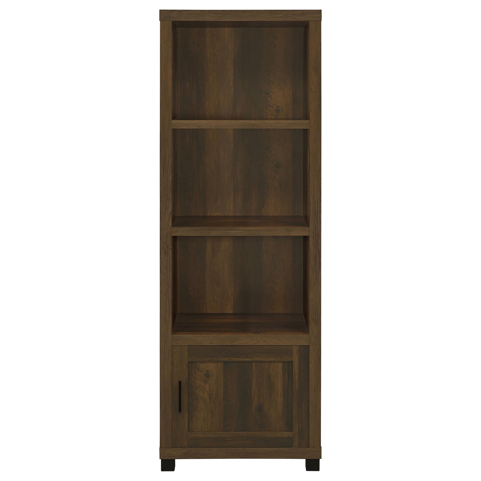  Coaster Furniture Sachin 707736 3-shelf Engineered Wood Media Tower - Dark Pine IMAGE 4