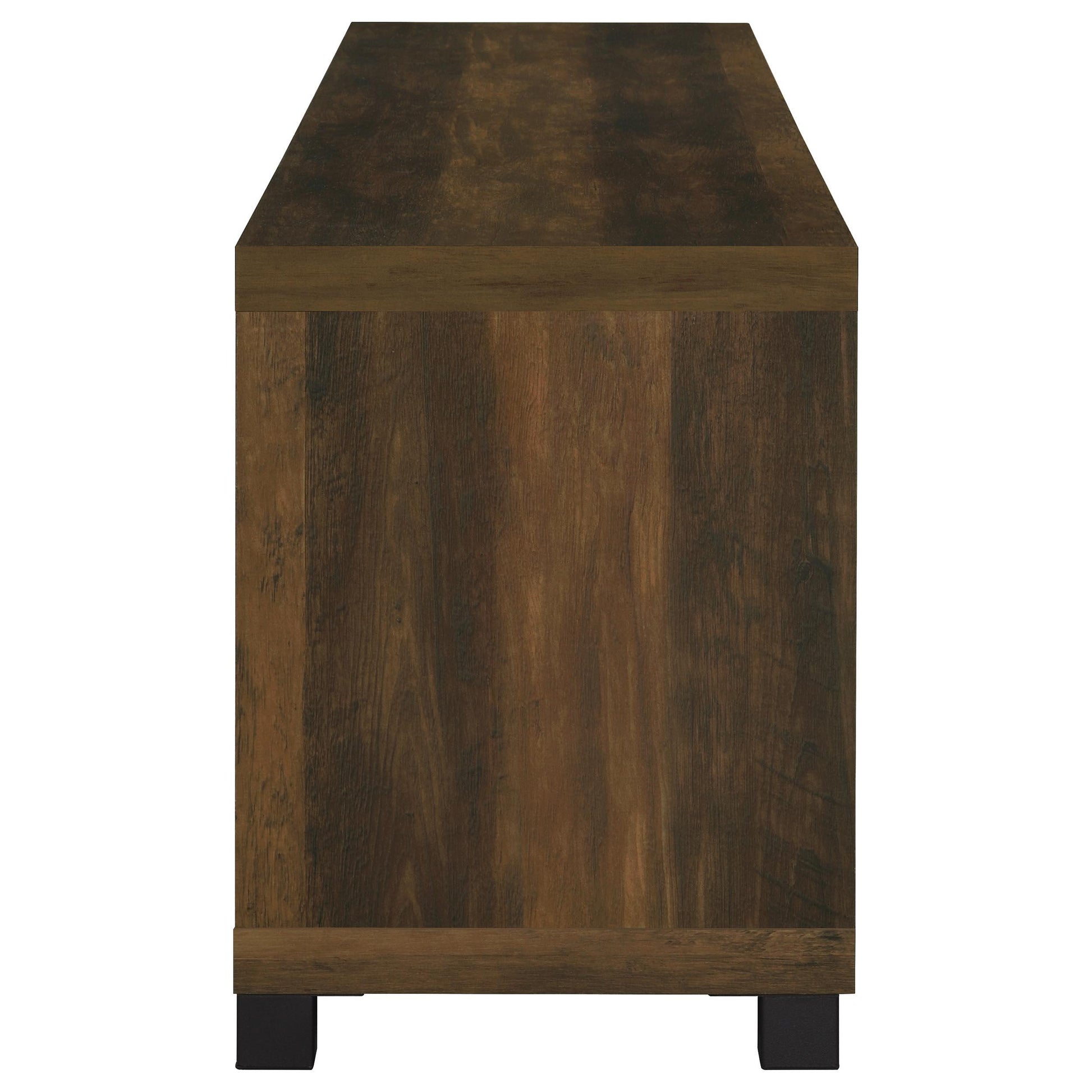 Coaster Furniture Sachin 736293-SET 3-piece Entertainment Center with 79" TV Stand - Dark Pine IMAGE 15