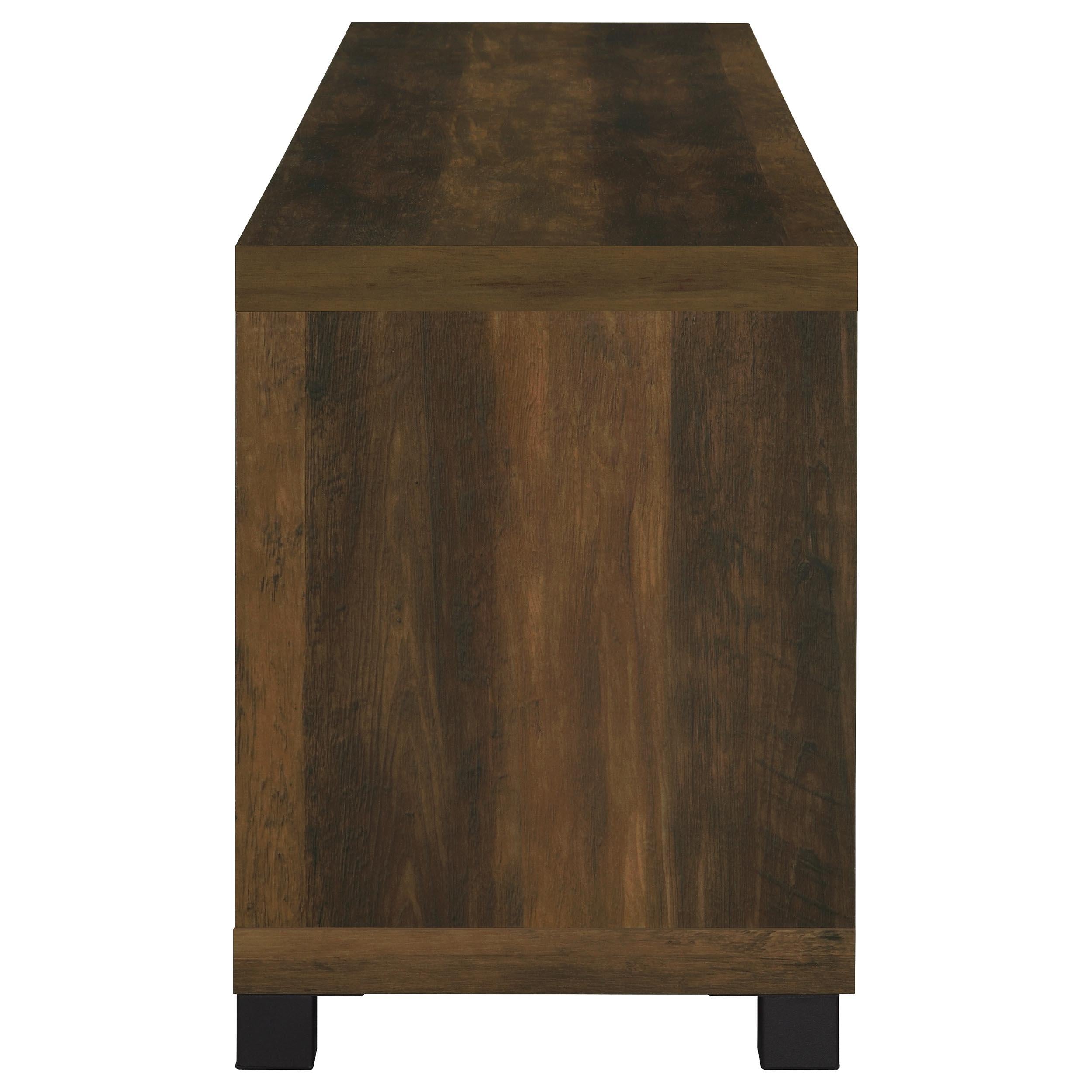  Coaster Furniture Sachin 736293-SET 3-piece Entertainment Center with 79" TV Stand - Dark Pine IMAGE 15