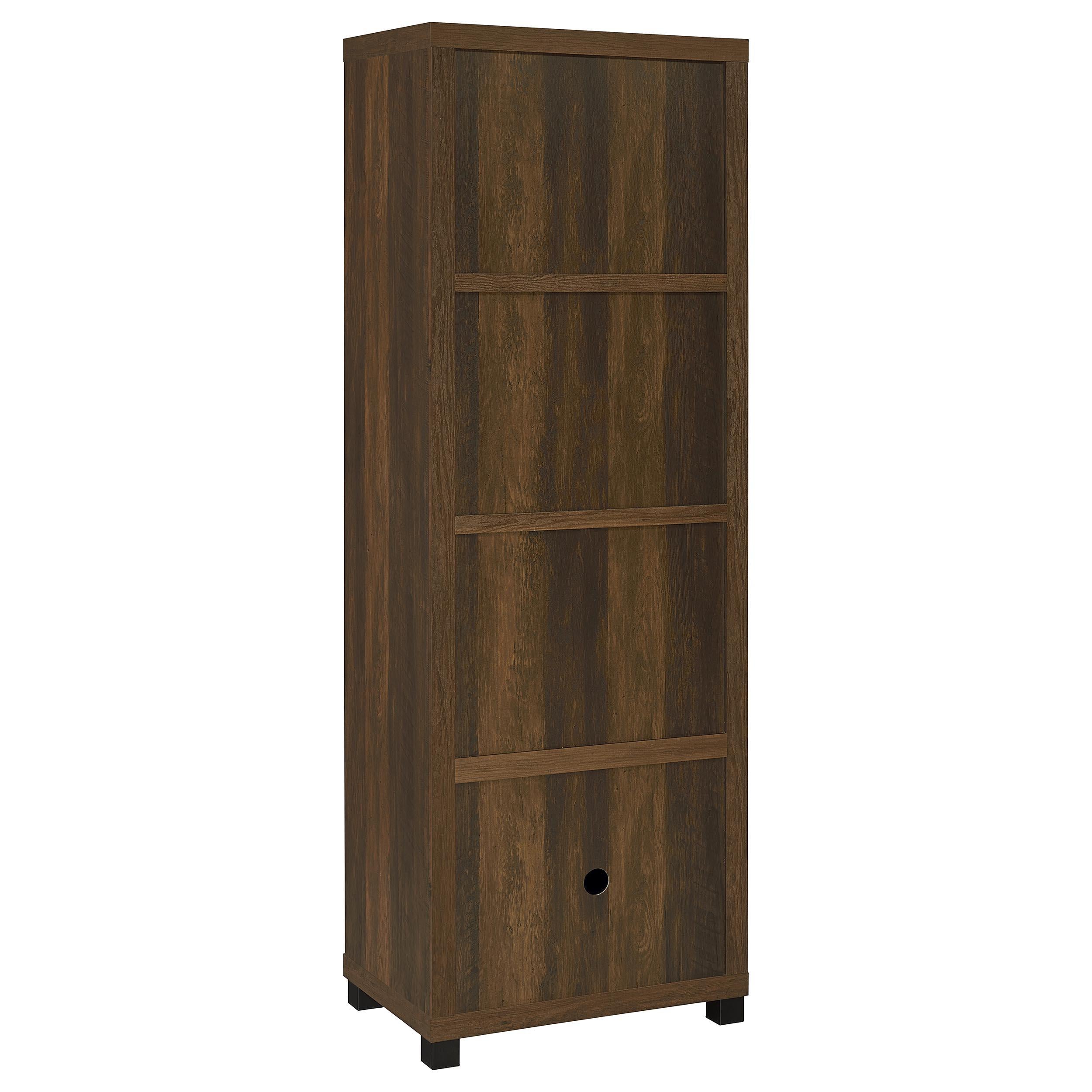  Coaster Furniture Sachin 736293-SET 3-piece Entertainment Center with 79" TV Stand - Dark Pine IMAGE 6