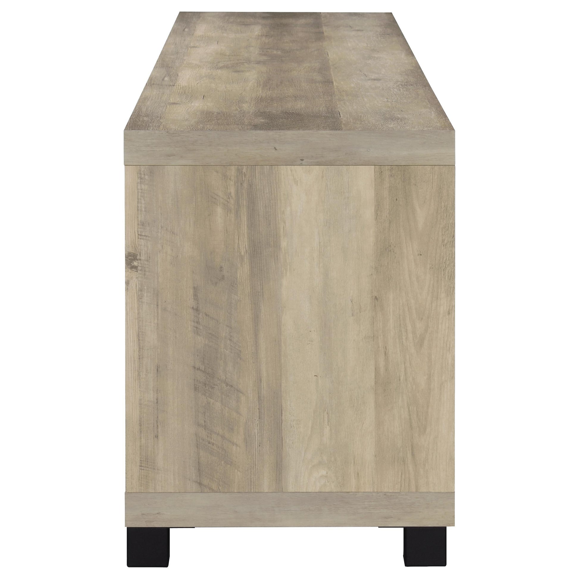  Coaster Furniture Sachin 736283-SET 3-piece Entertainment Center with 79" TV Stand - Antique Pine IMAGE 15