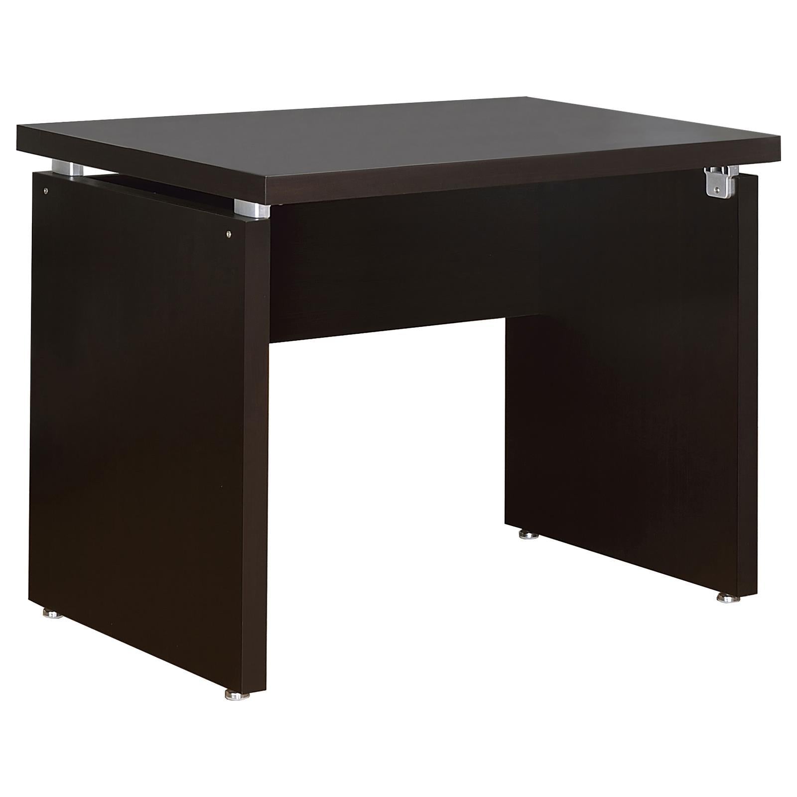  Coaster Furniture Skylar 800891-S4 2-Piece Home Office Set L-Shape Desk With File Cabinet - Cappuccino IMAGE 5