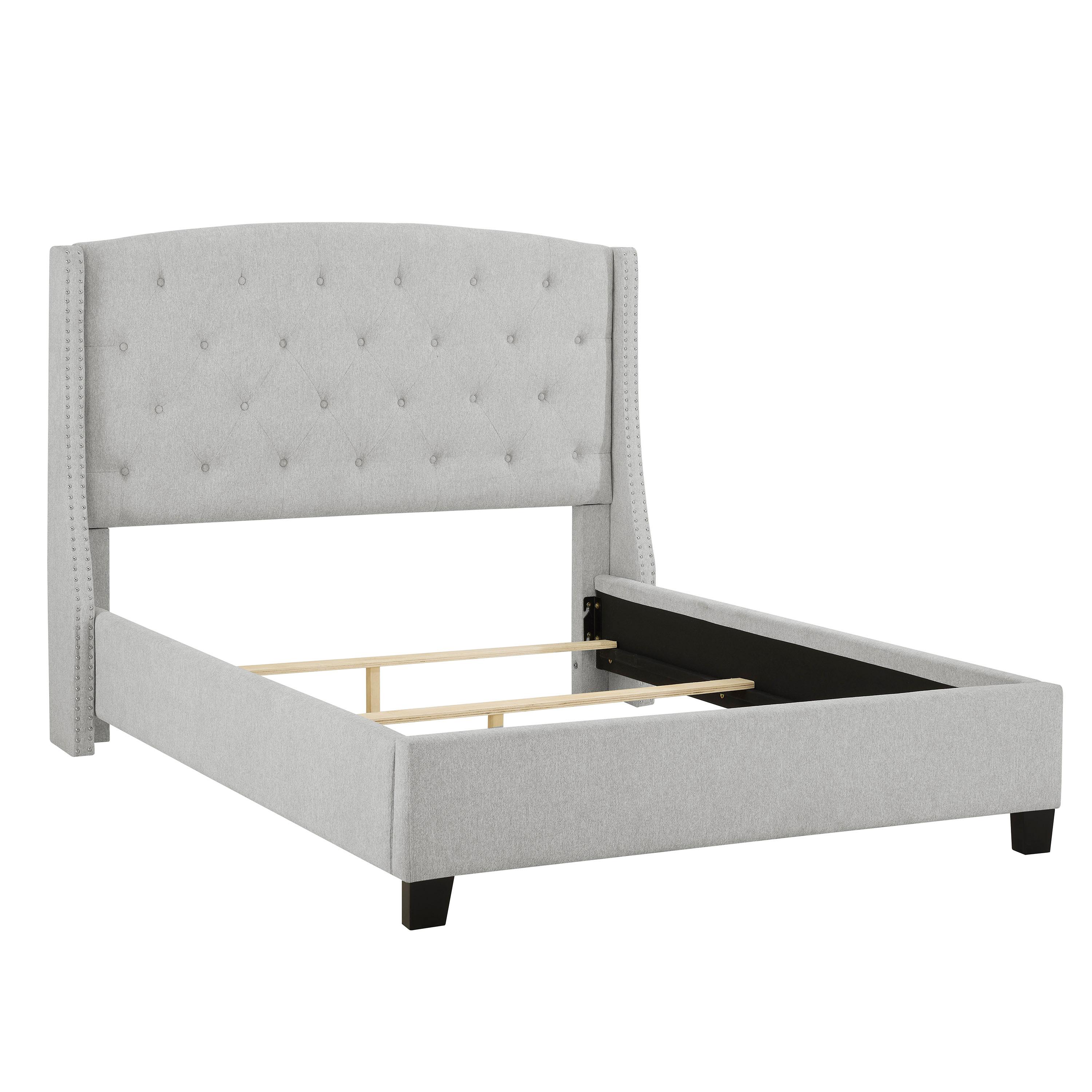  Size_King  -- Crown Mark Eva Upholstered Platform Bed IMAGE 5