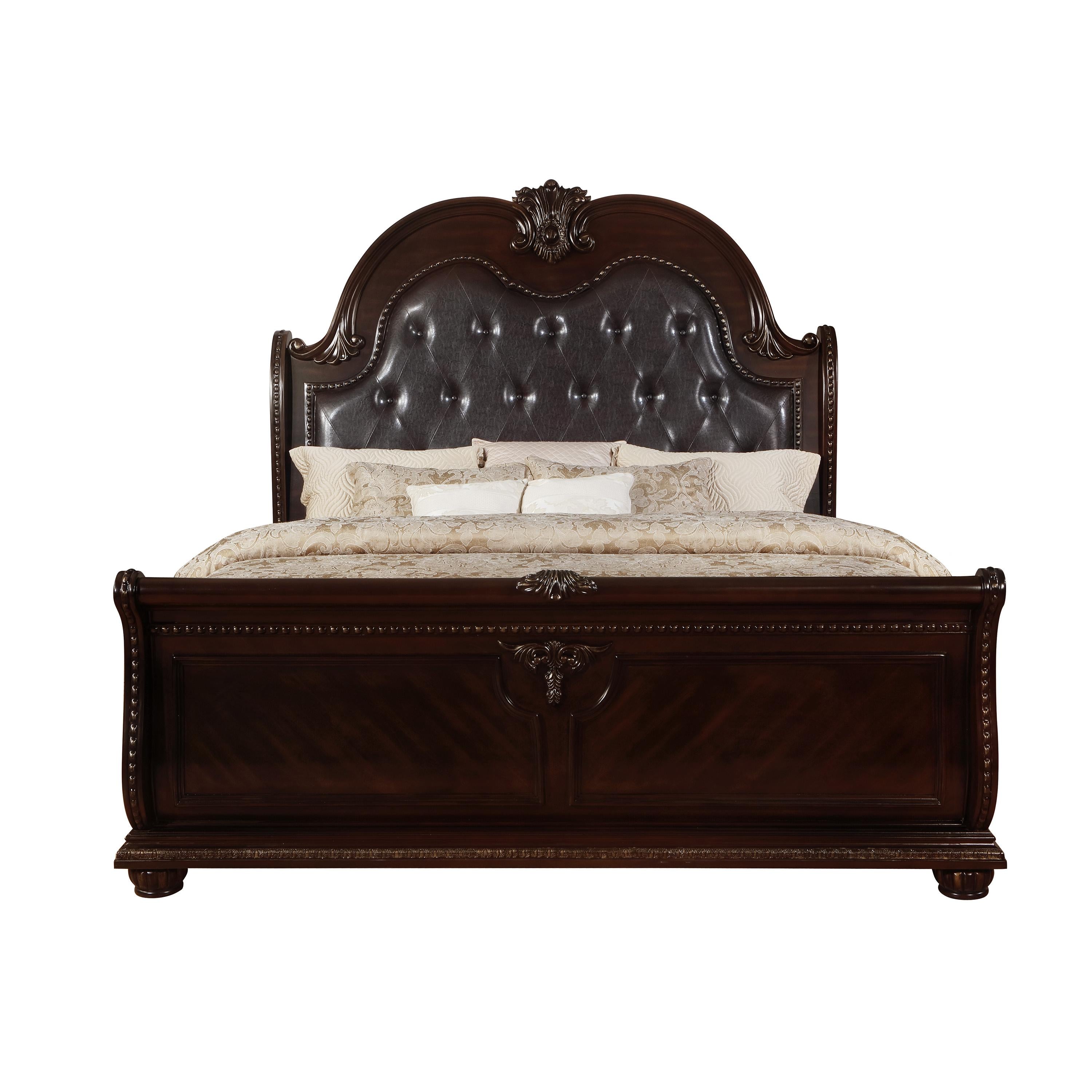  Size_King  -- Stanley Sleigh Bed IMAGE 4
