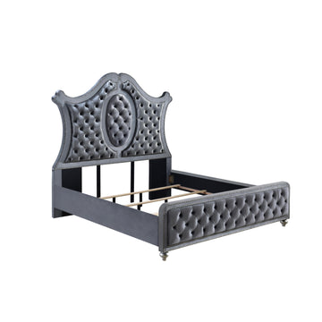  Size_King  -- Cameo Upholstered Panel Bed IMAGE 1